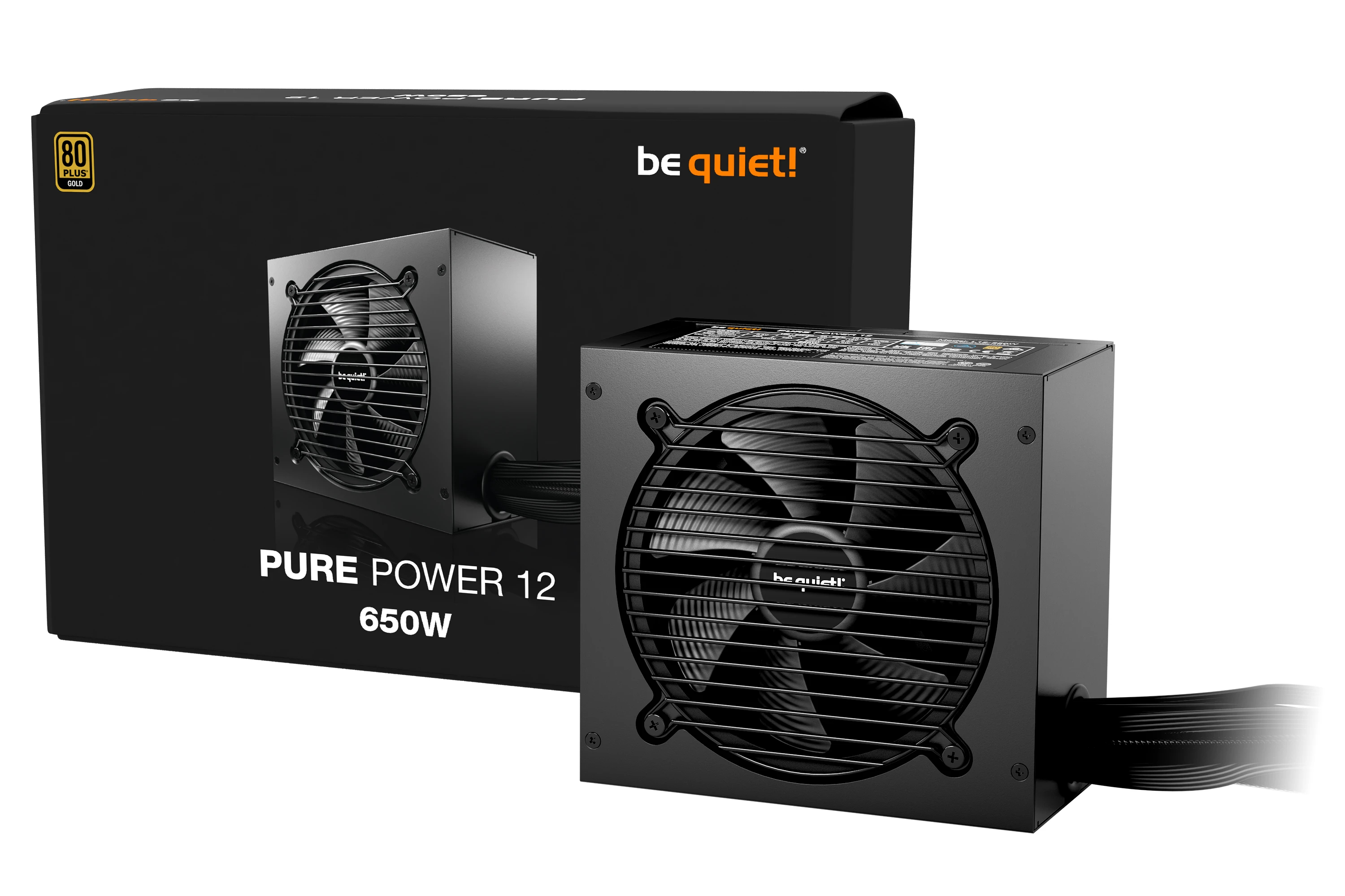 be quiet! захранване PSU ATX 3.1 Gold - PURE POWER 12 650W