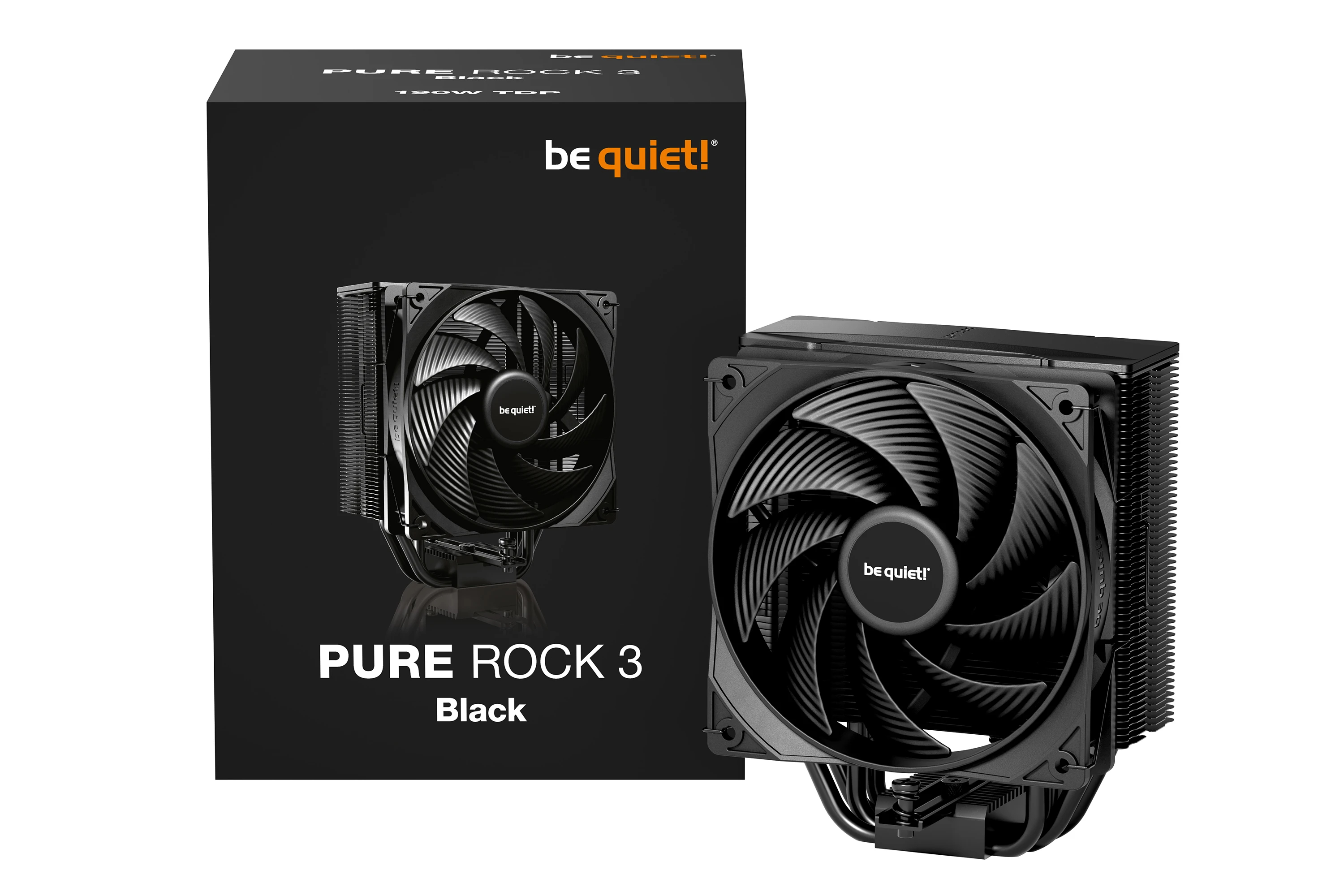 be quiet! охладител за процесор CPU Cooler - Pure Rock 3 Black