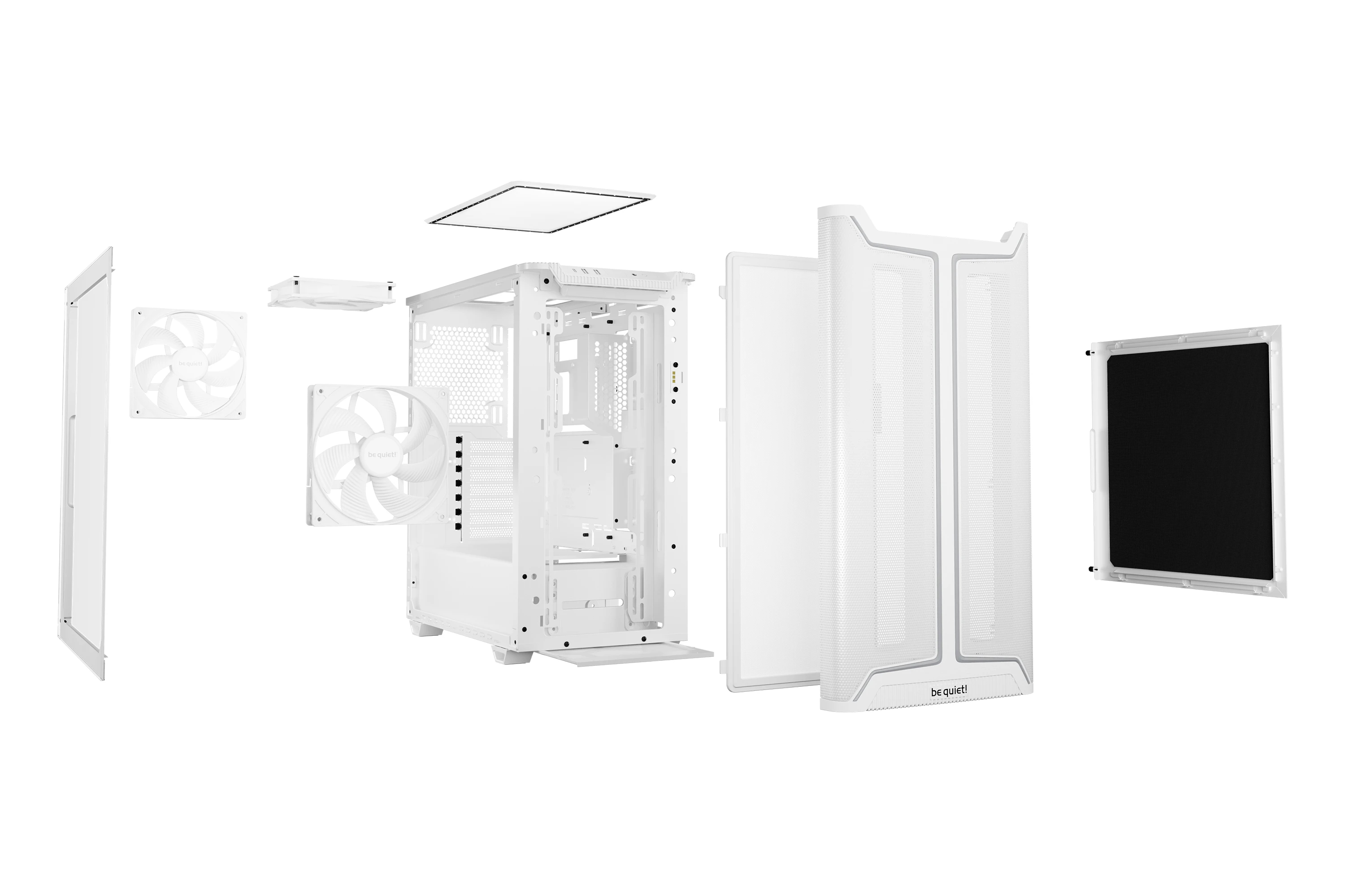 be quiet! кутия Case ATX - Pure Base 501 DX White