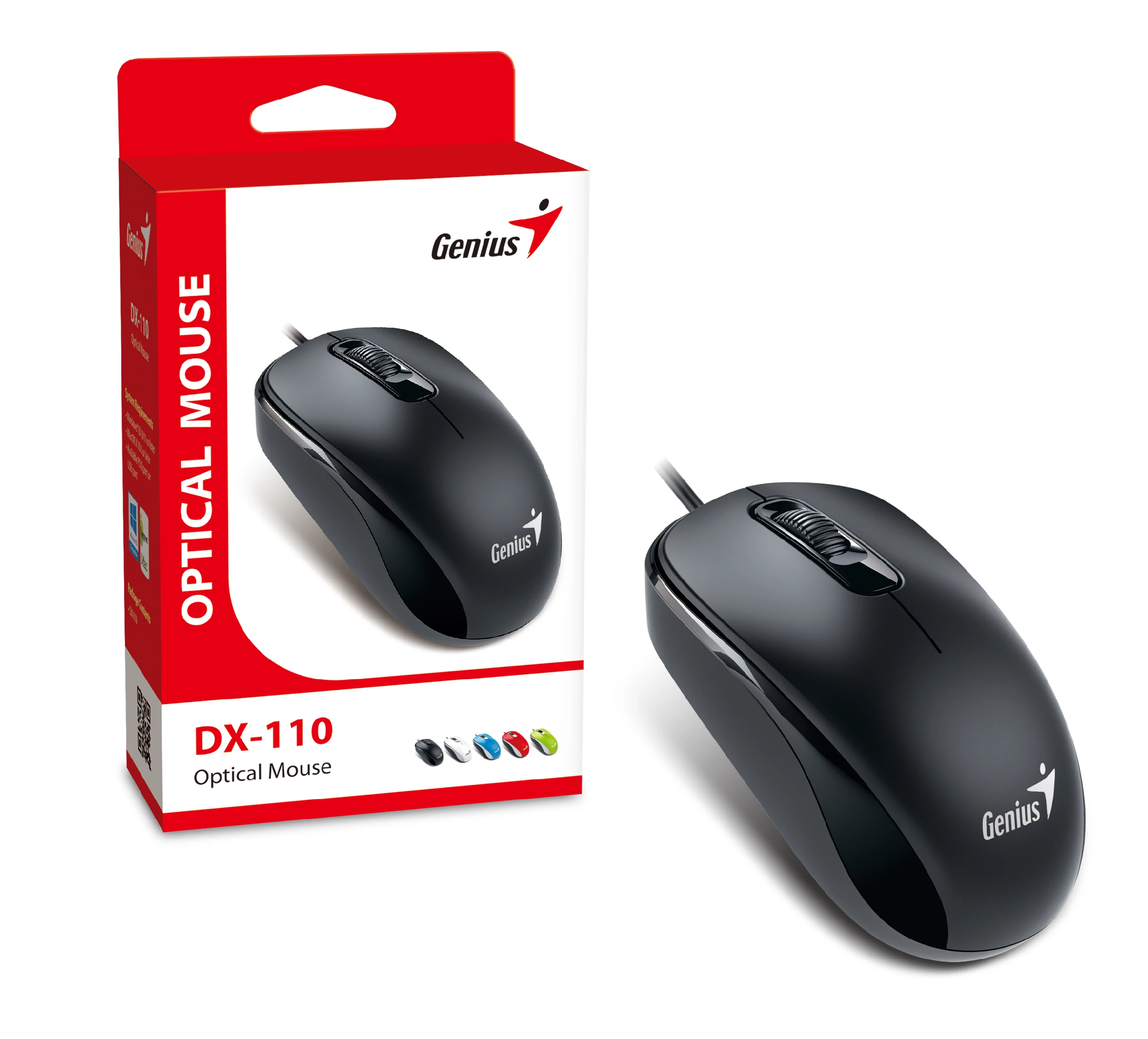 Genius Мишка Mouse DX-110 Black - USB