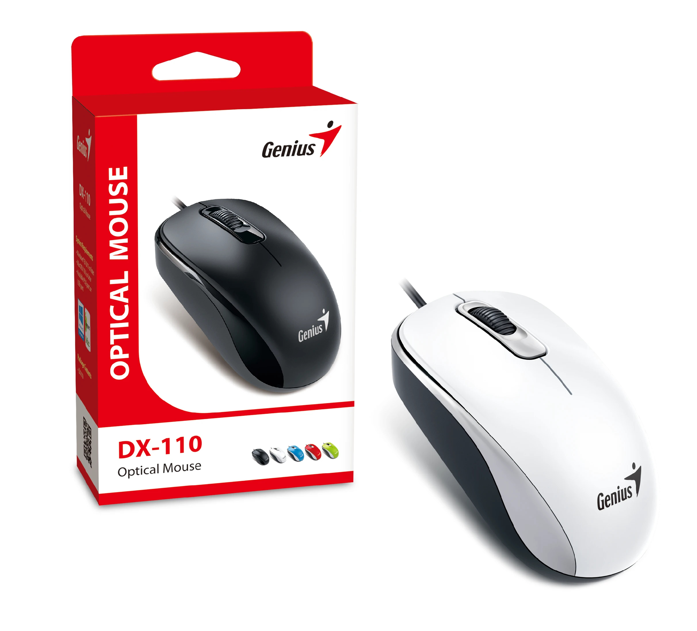 Genius Мишка Mouse DX-110 White - USB