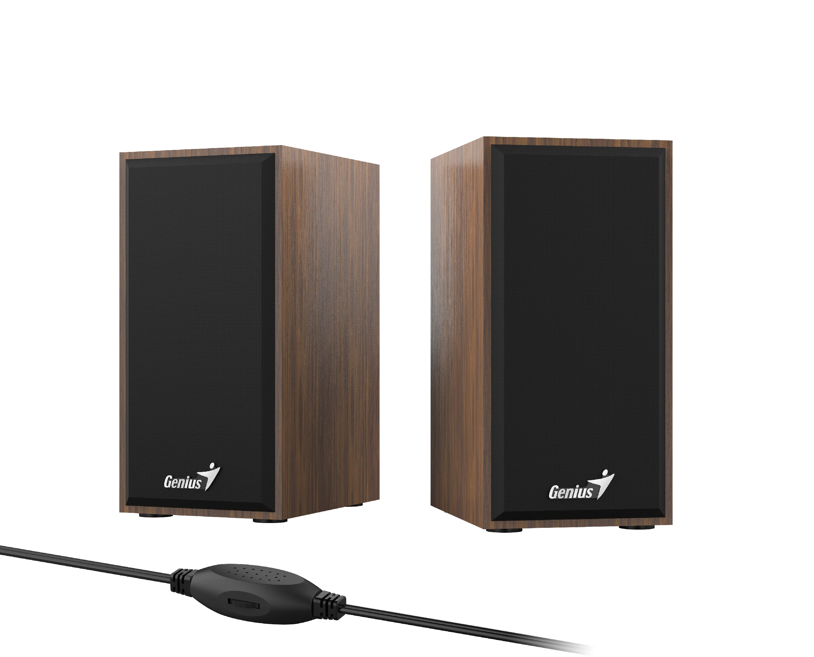 Genius тонколони Speakers 2.0 - SP-HF180 - 6W, USB, Wood