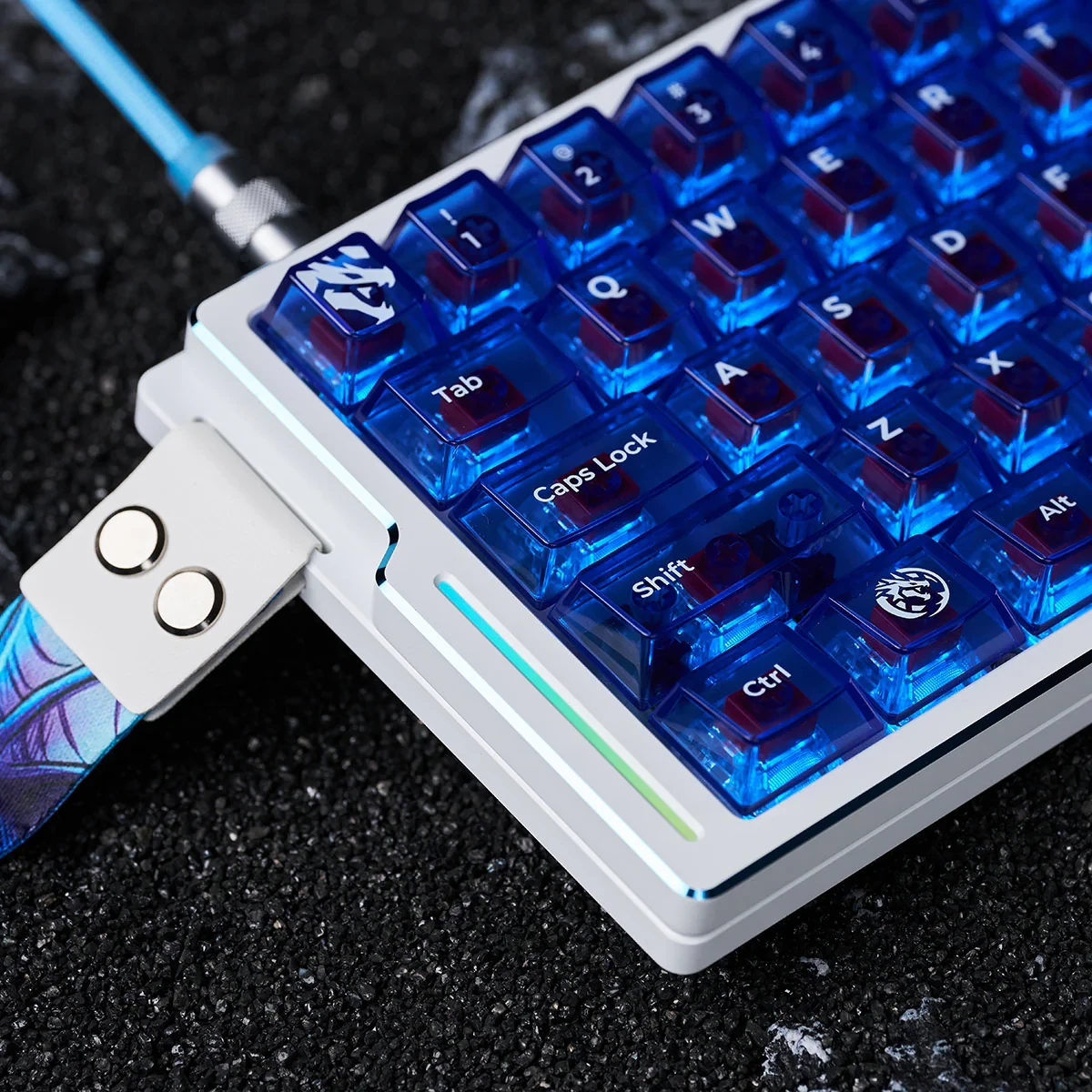 ATK професионална геймърска механична клавиатура Professional Gaming Mechanical Keyboard EDGE 60 HE Master Leviatan - 8K, Gateron Jade Pro Switches