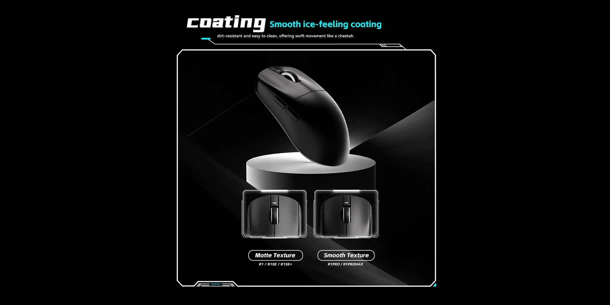 VXE професионална геймърска мишка Wireless Gaming Mouse Dragonfly R1 SE+ - Huano Blue Glow V2, White