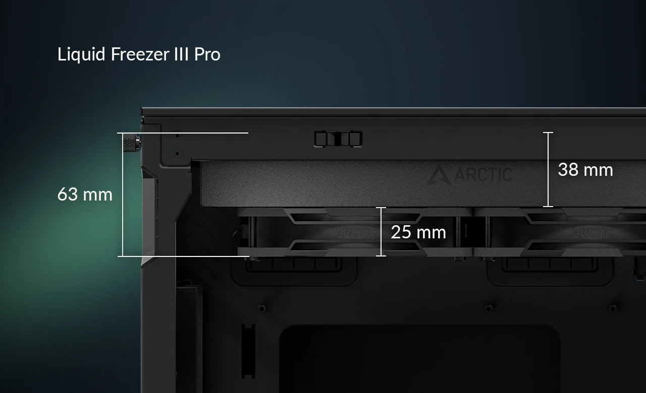 Arctic водно охлаждане Liquid Freezer III Pro 360 Black
