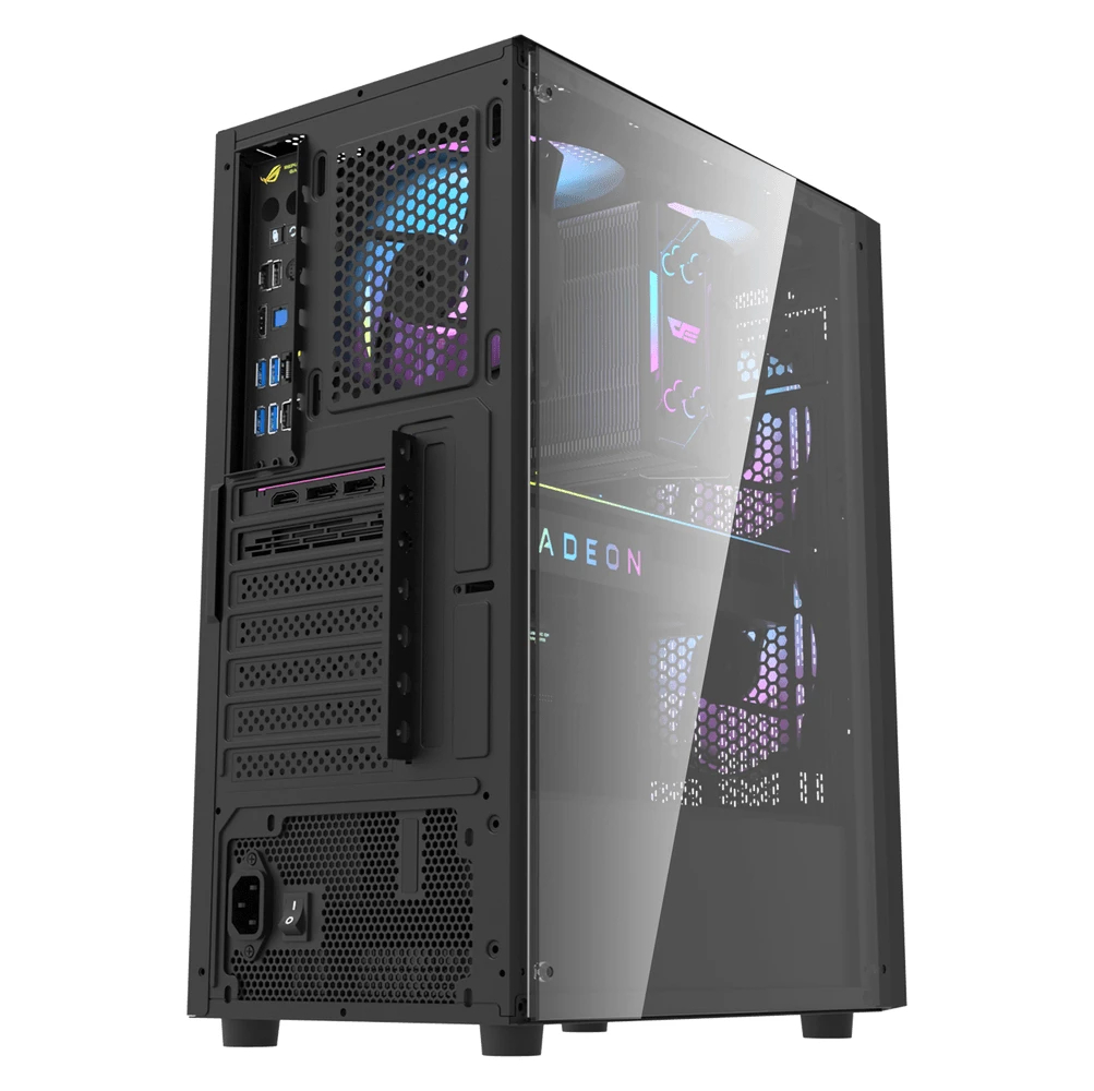 Darkflash кутия Case ATX - A290 Black - 3 x 120 mm RGB fans included