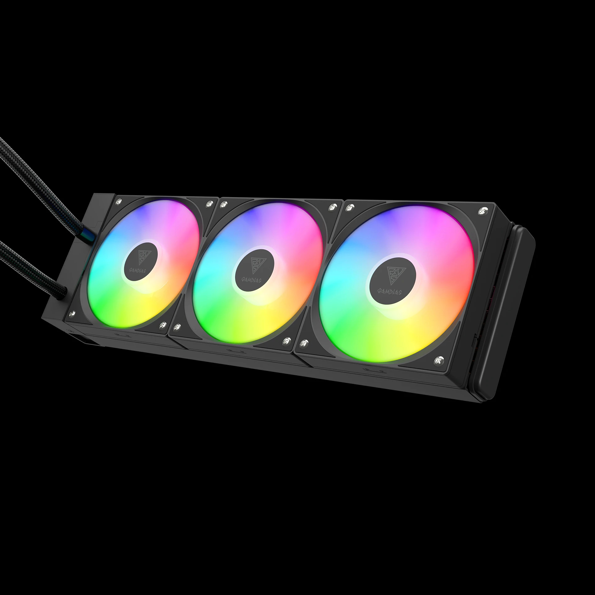 Gamdias водно охлаждане Water Cooling Chione E4-360 - LCD Screen, A-RGB