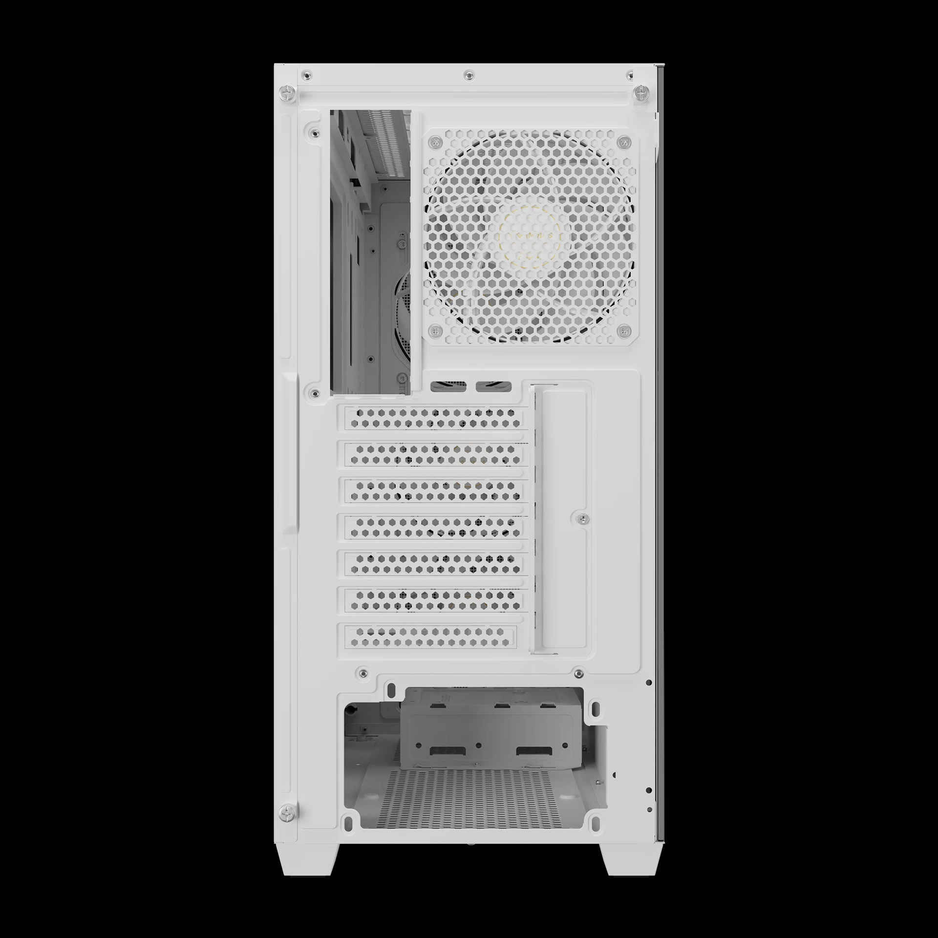 Gamdias кутия Case E-ATX - ATHENA M3 White - USB-C, 4 x 120 mm A-RGB, Mesh, Tempered Glass