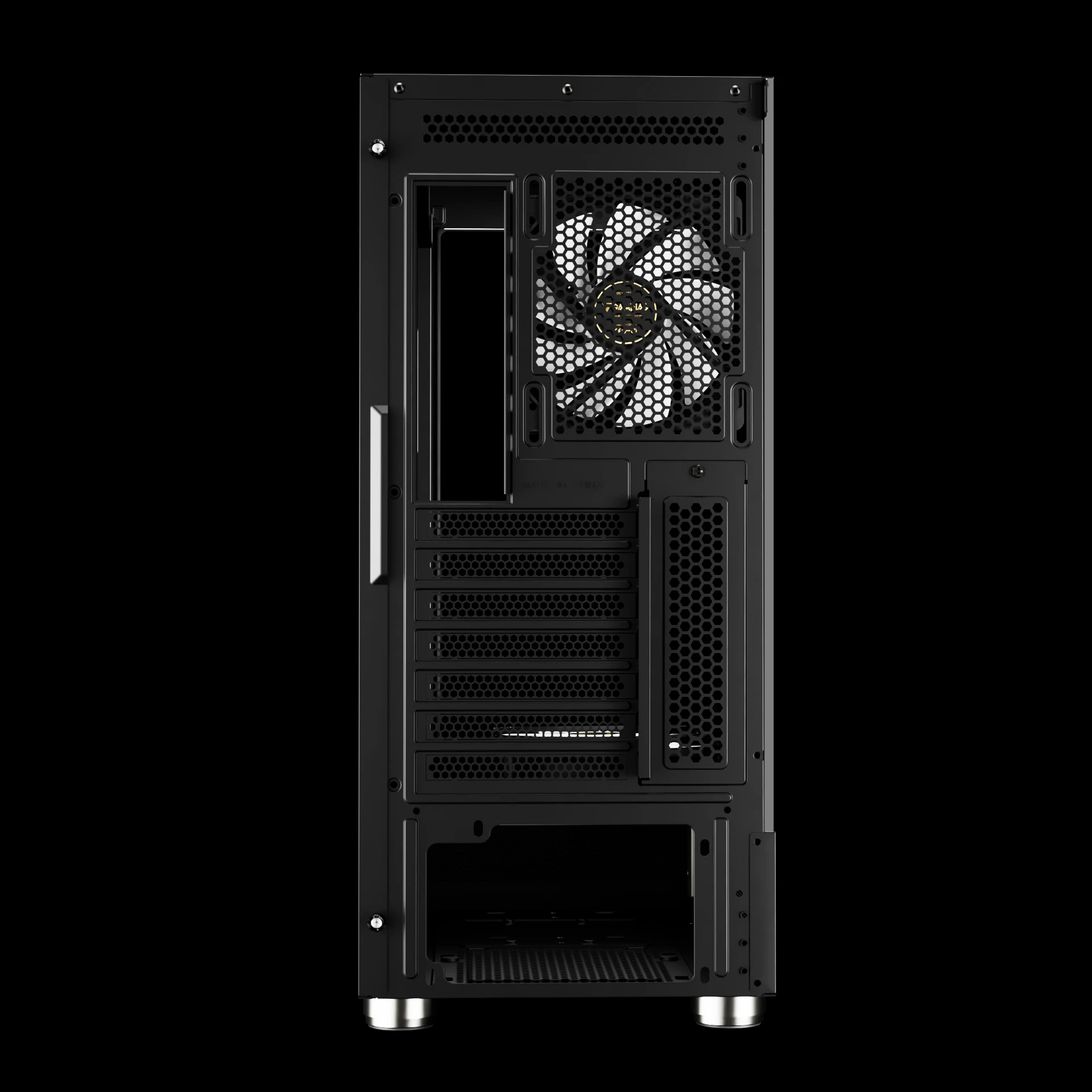 Gamdias кутия Case ATX - ATLAS E1 - 3 x 120 mm A-RGB, Digital Display, Tempered Glass