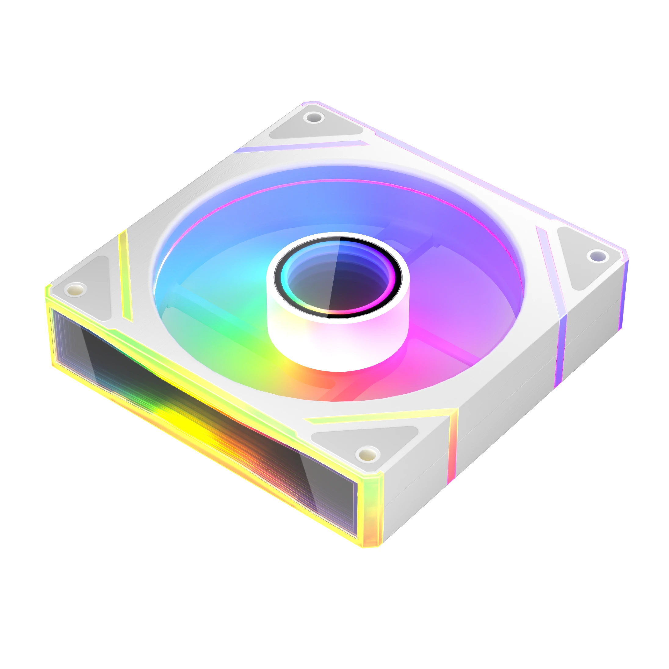 1stPlayer вентилатор Fan 120mm FC7R-WH - Infinity Mirror ARGB, REVERSE - White