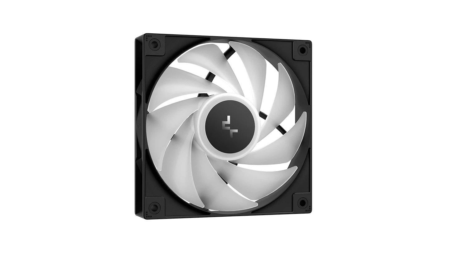 DeepCool охладител CPU Cooler AG400 Black - Addressable RGB V2 - LGA1851/AM5
