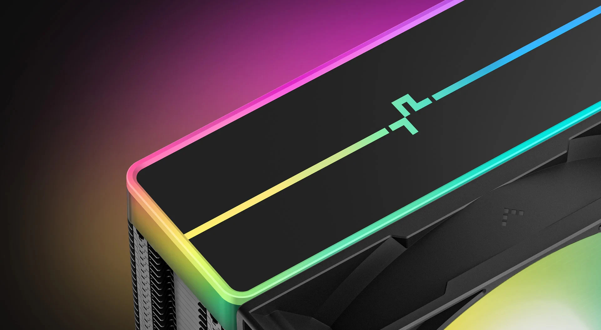 DeepCool охладител CPU Cooler AG400 Black - Addressable RGB V2 - LGA1851/AM5