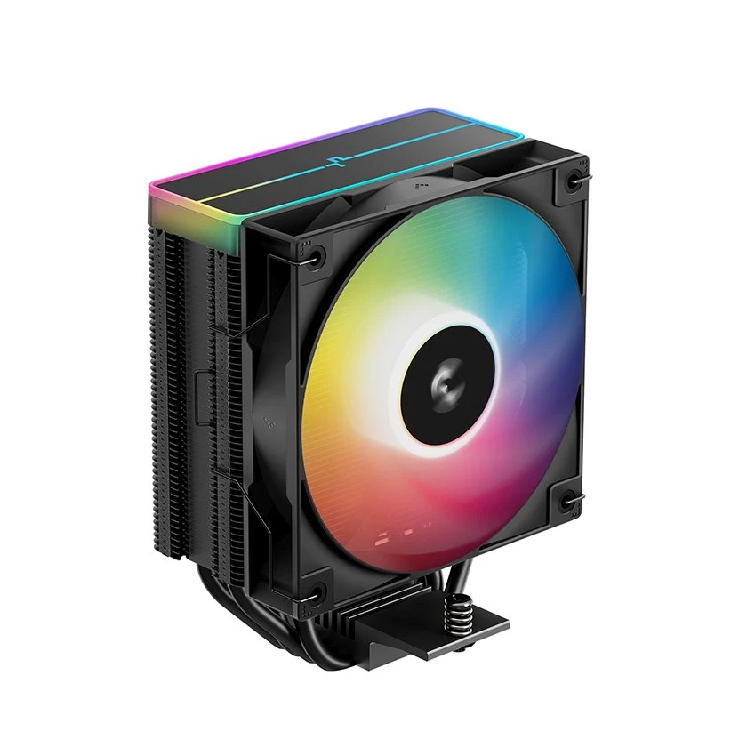 DeepCool охладител CPU Cooler AG400 Black - Addressable RGB V2 - LGA1851/AM5