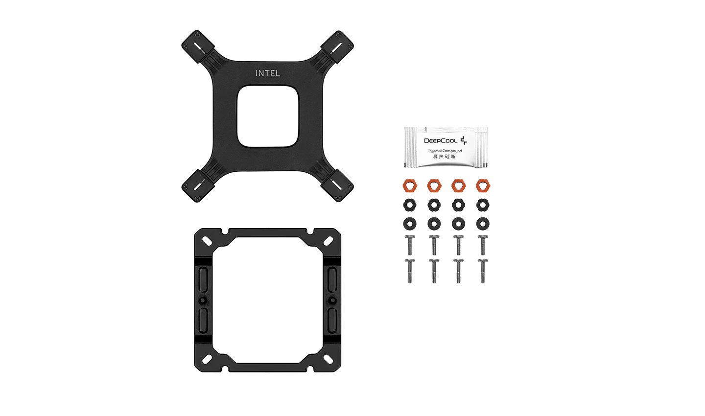 DeepCool охладител CPU Cooler AG400 Black - Addressable RGB V2 - LGA1851/AM5