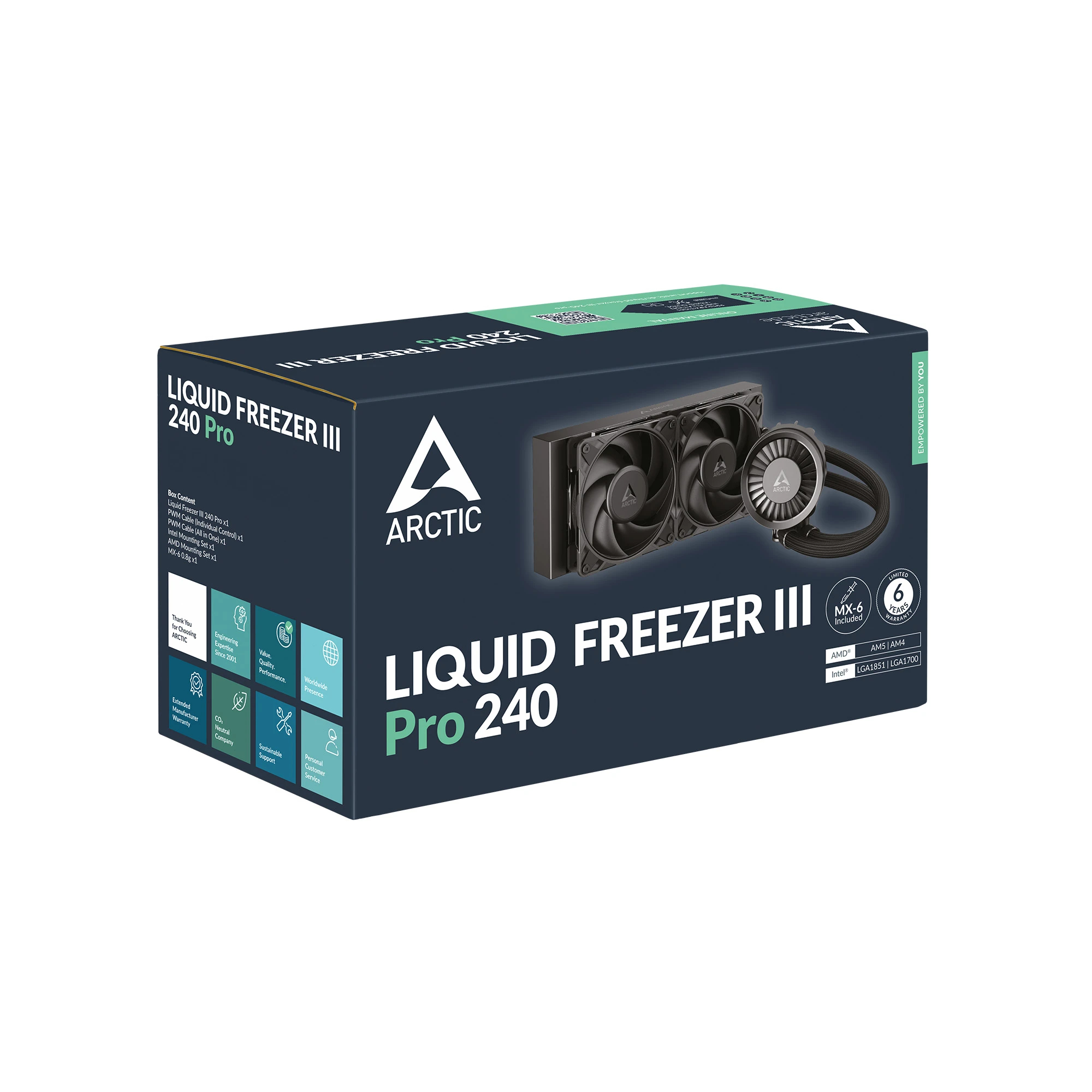 Arctic водно охлаждане Liquid Freezer III 240 Pro Black
