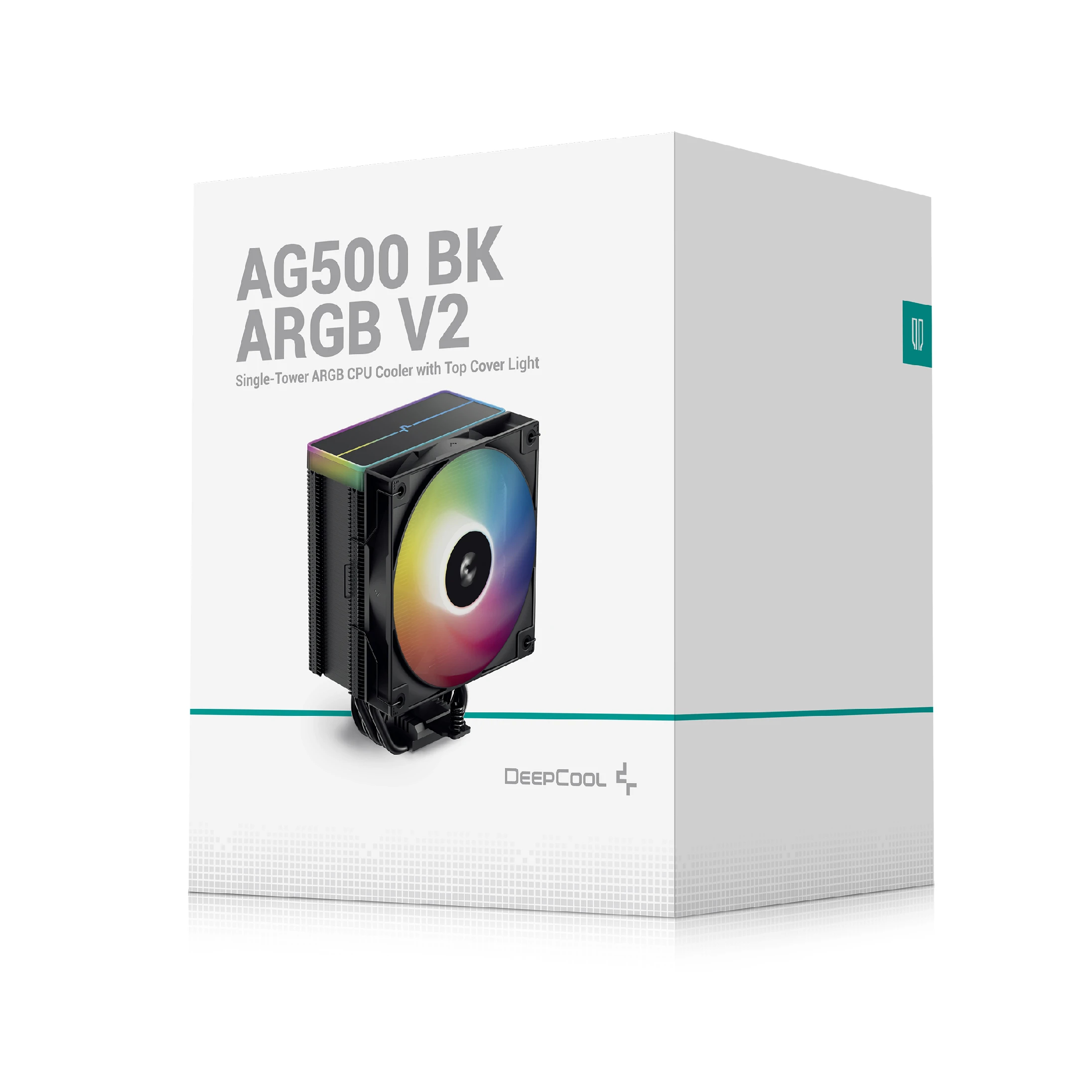 DeepCool охладител CPU Cooler AG500 BK - Addressable RGB V2 - LGA1851/AM5