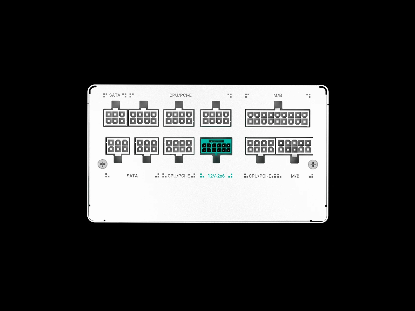 DeepCool захранване PSU ATX 3.1 850W Gold, Full Modular - PN850-M White