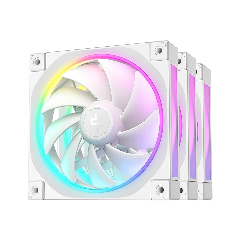 DeepCool Комплект вентилатори Fan Pack 3-in-1 3x120mm - FL12 White, Addressable RGB