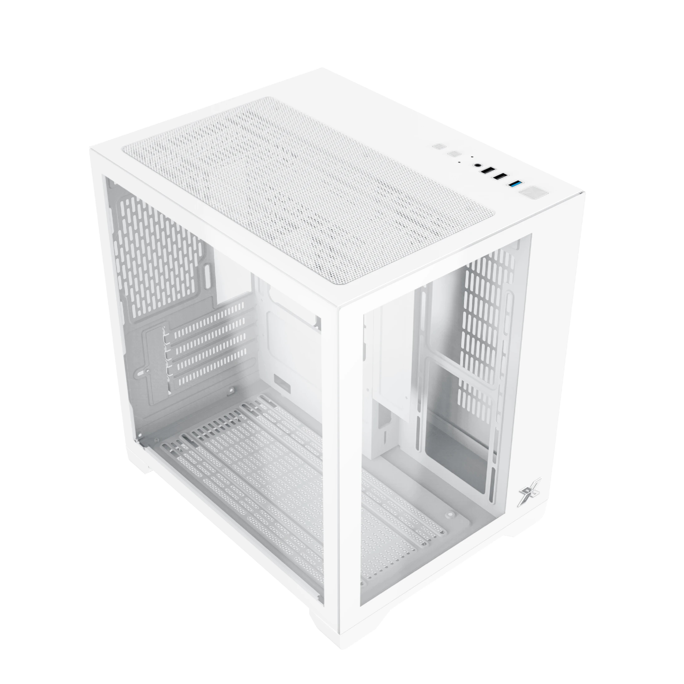 Xigmatek кутия Case mATX - Aqua M Lite Arctic - 5 ARGB Fans