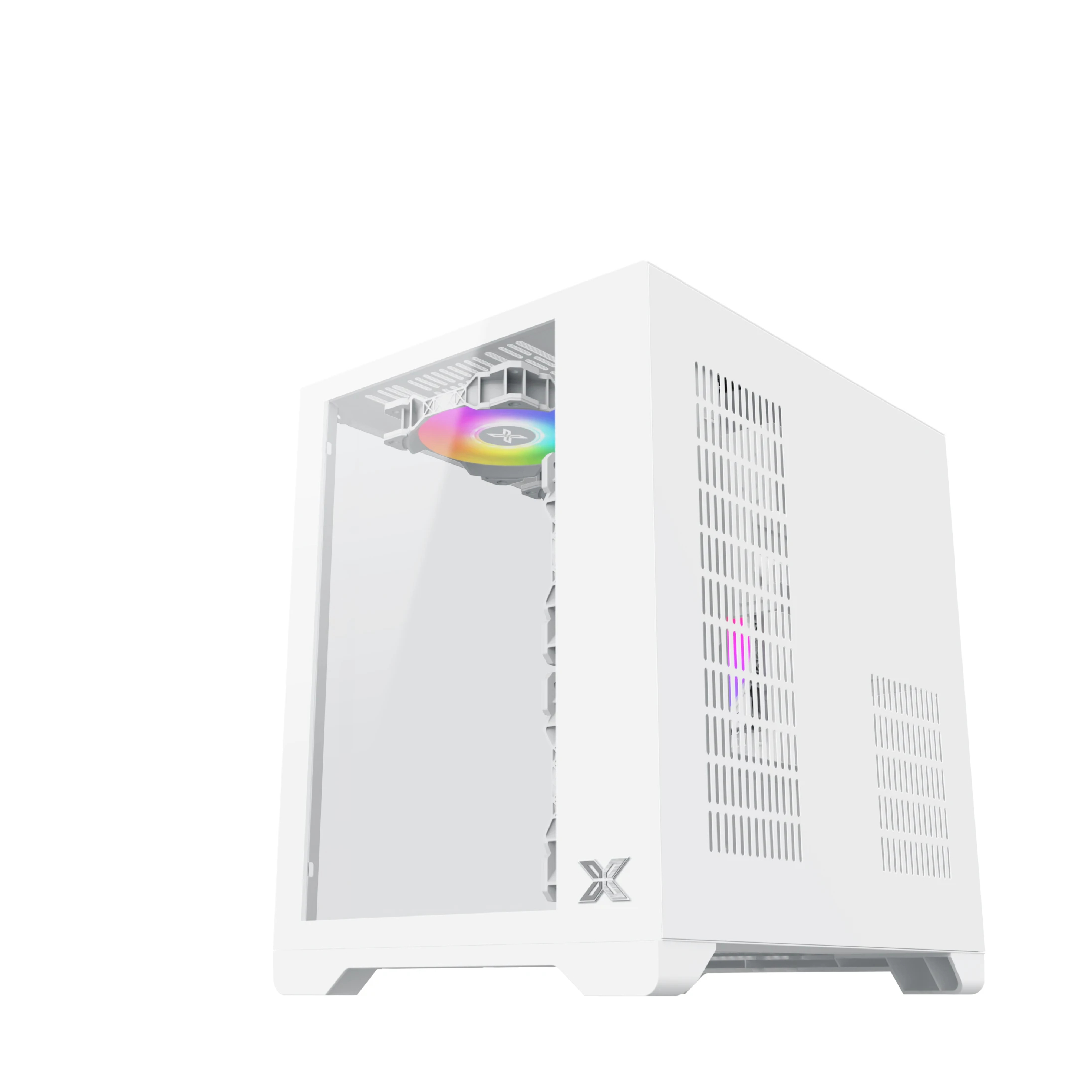Xigmatek кутия Case mATX - Aqua M Lite Arctic - 5 ARGB Fans