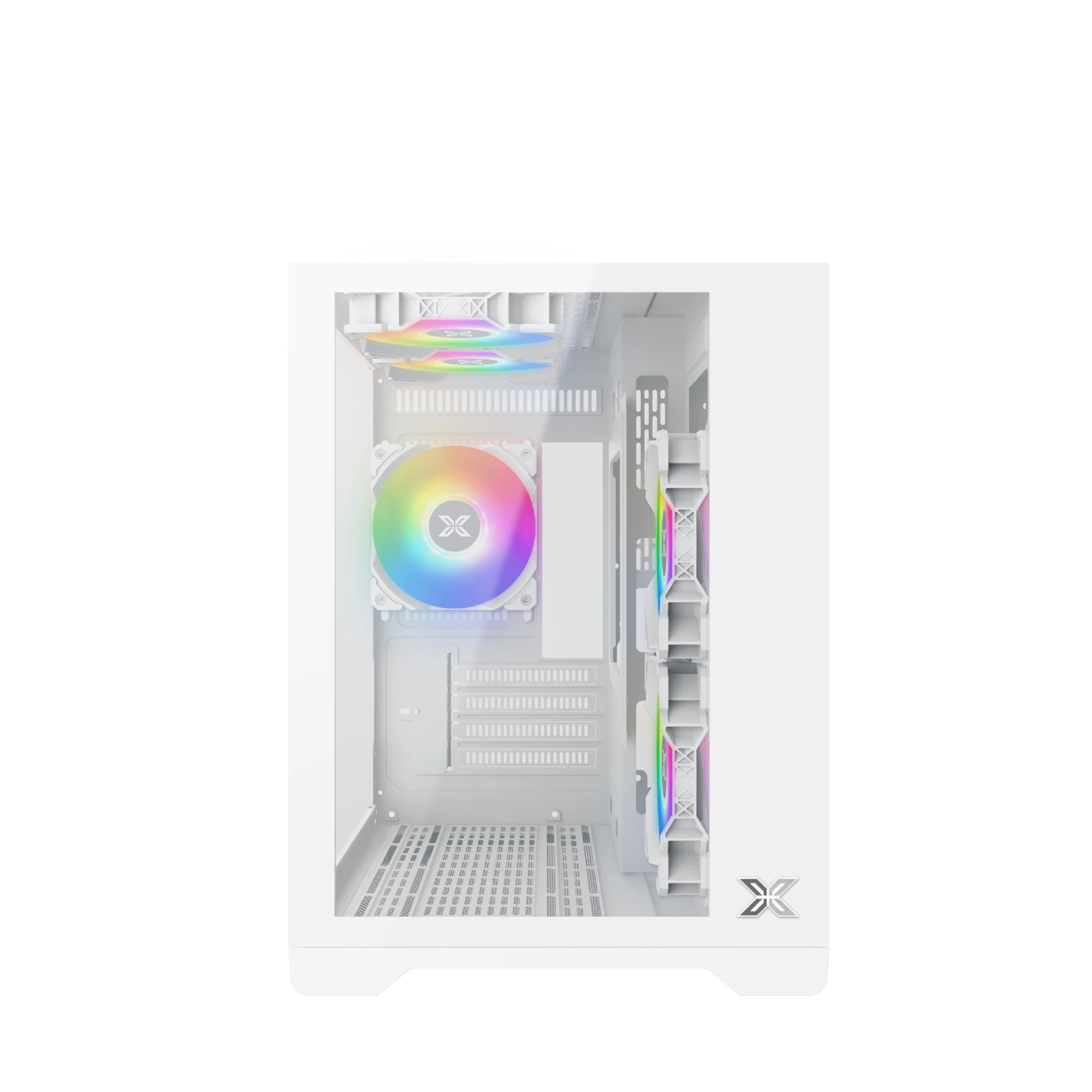 Xigmatek кутия Case mATX - Aqua M Lite Arctic - 5 ARGB Fans