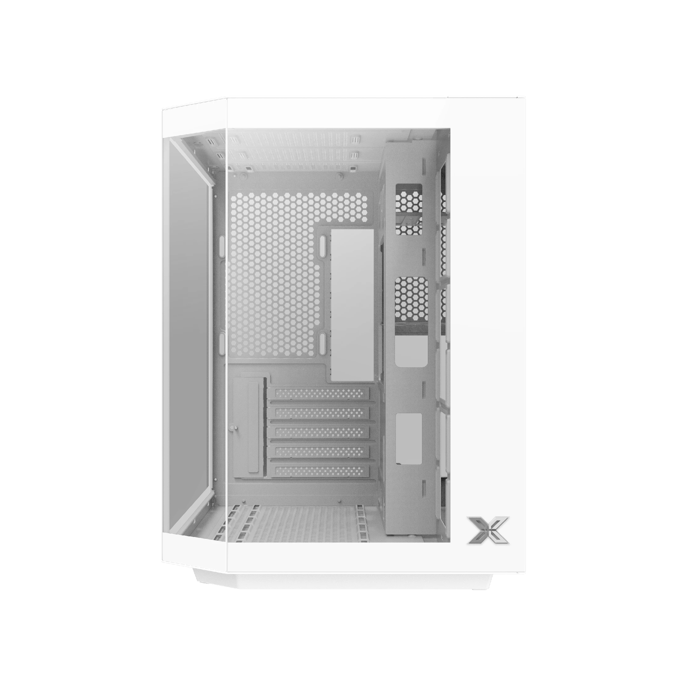Xigmatek кутия Case mATX - Cubi M Arctic - 6 ARGB Fans