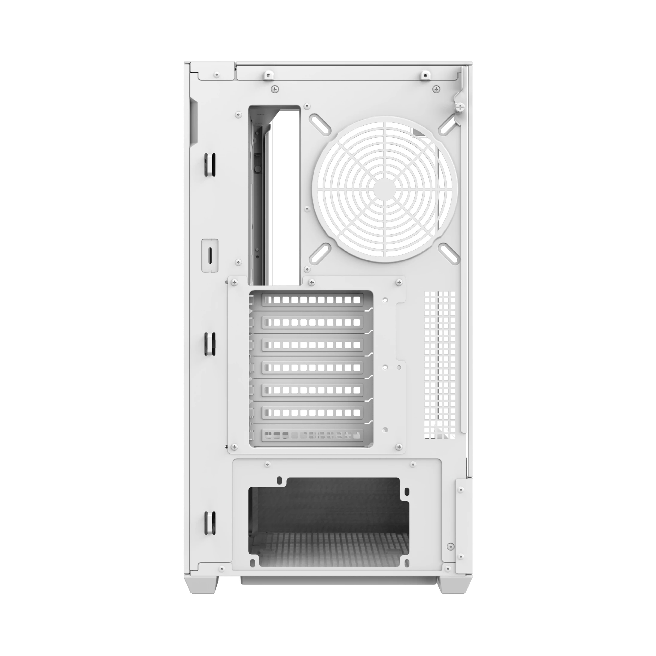 Xigmatek кутия Case EATX - Vision Arctic - 7 ARGB Fans, LCD Display Panel, Smart Fan Control