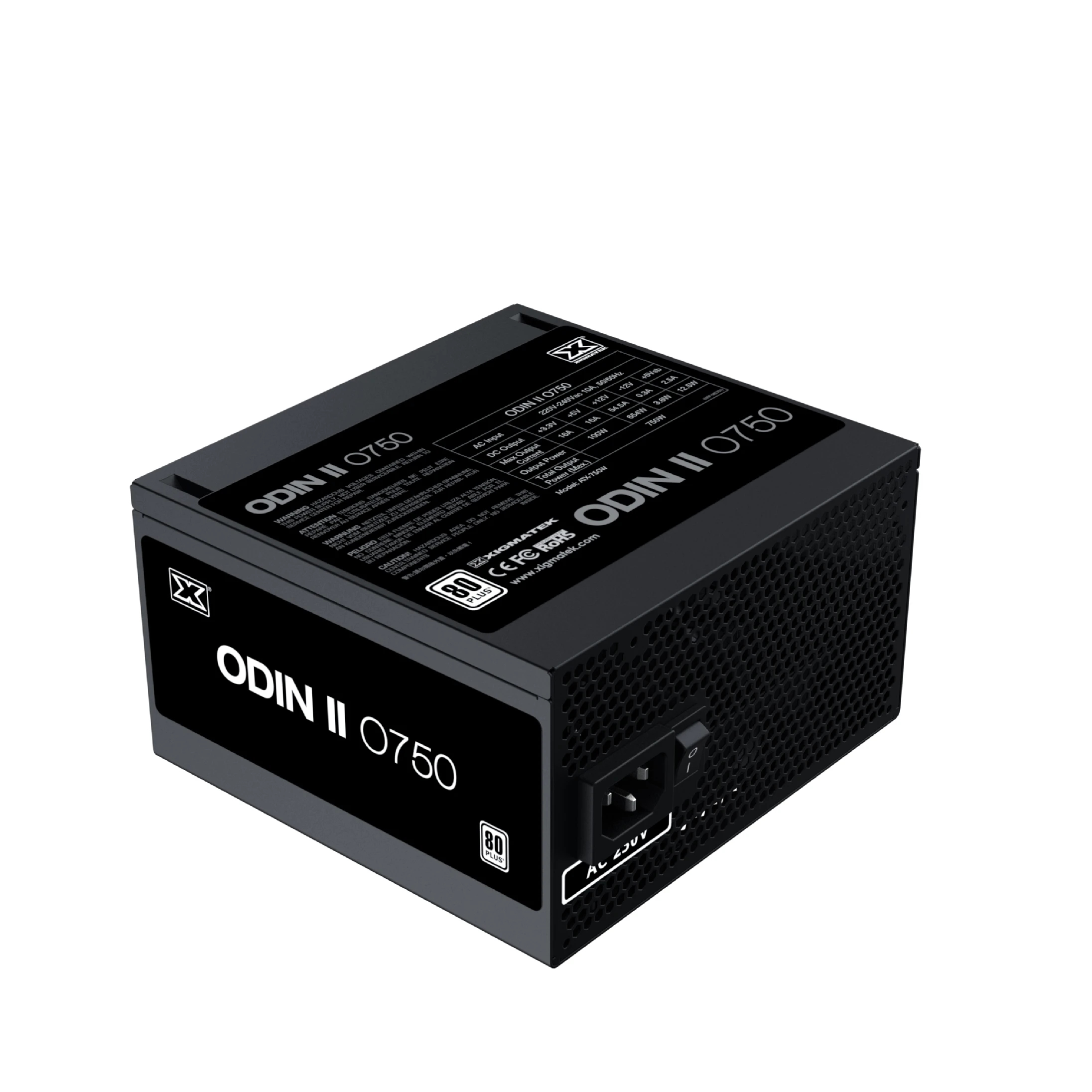 Xigmatek захранване PSU - Odin II 750W - 80 Plus