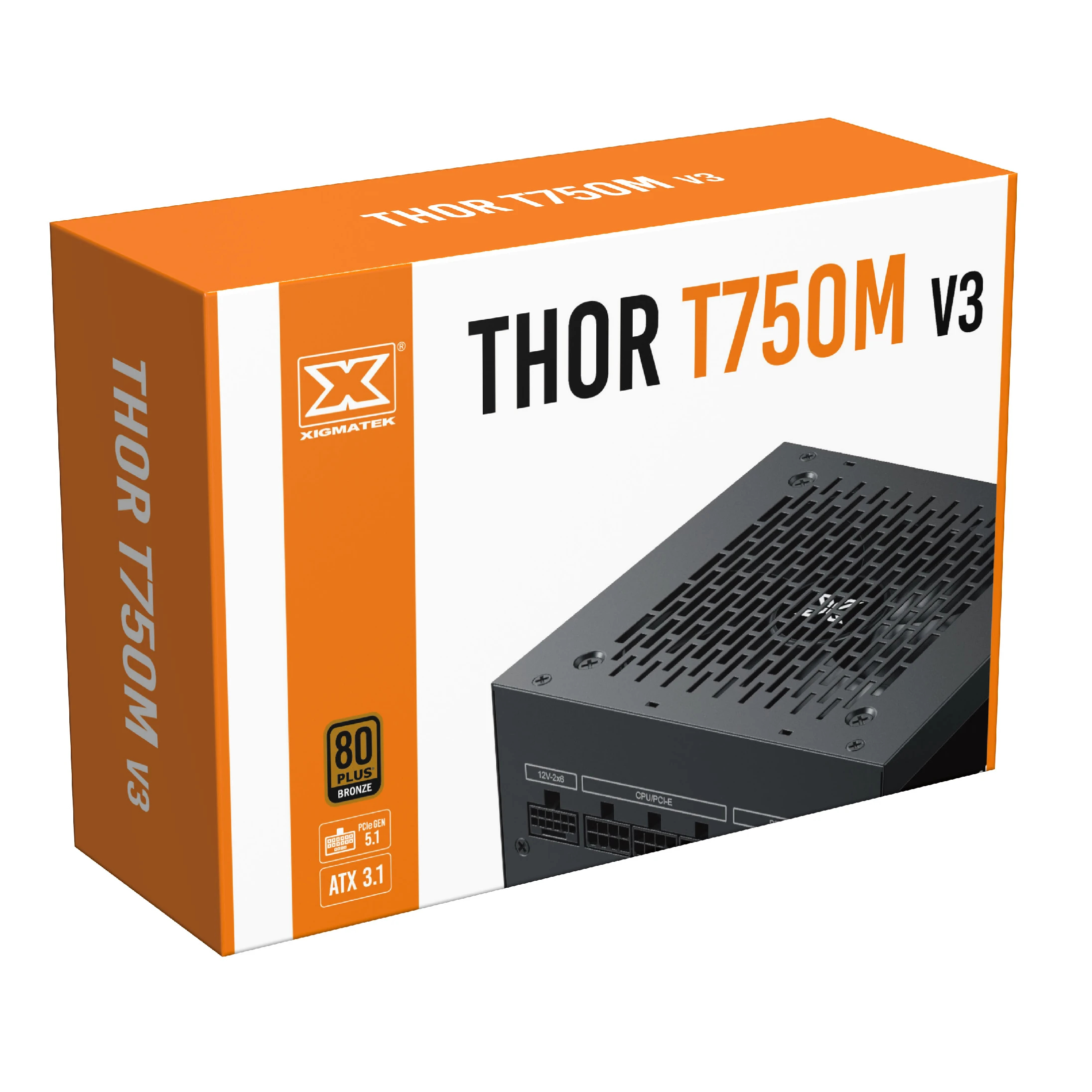 Xigmatek захранване PSU ATX 3.1 750W Bronze - Thor T750M V3