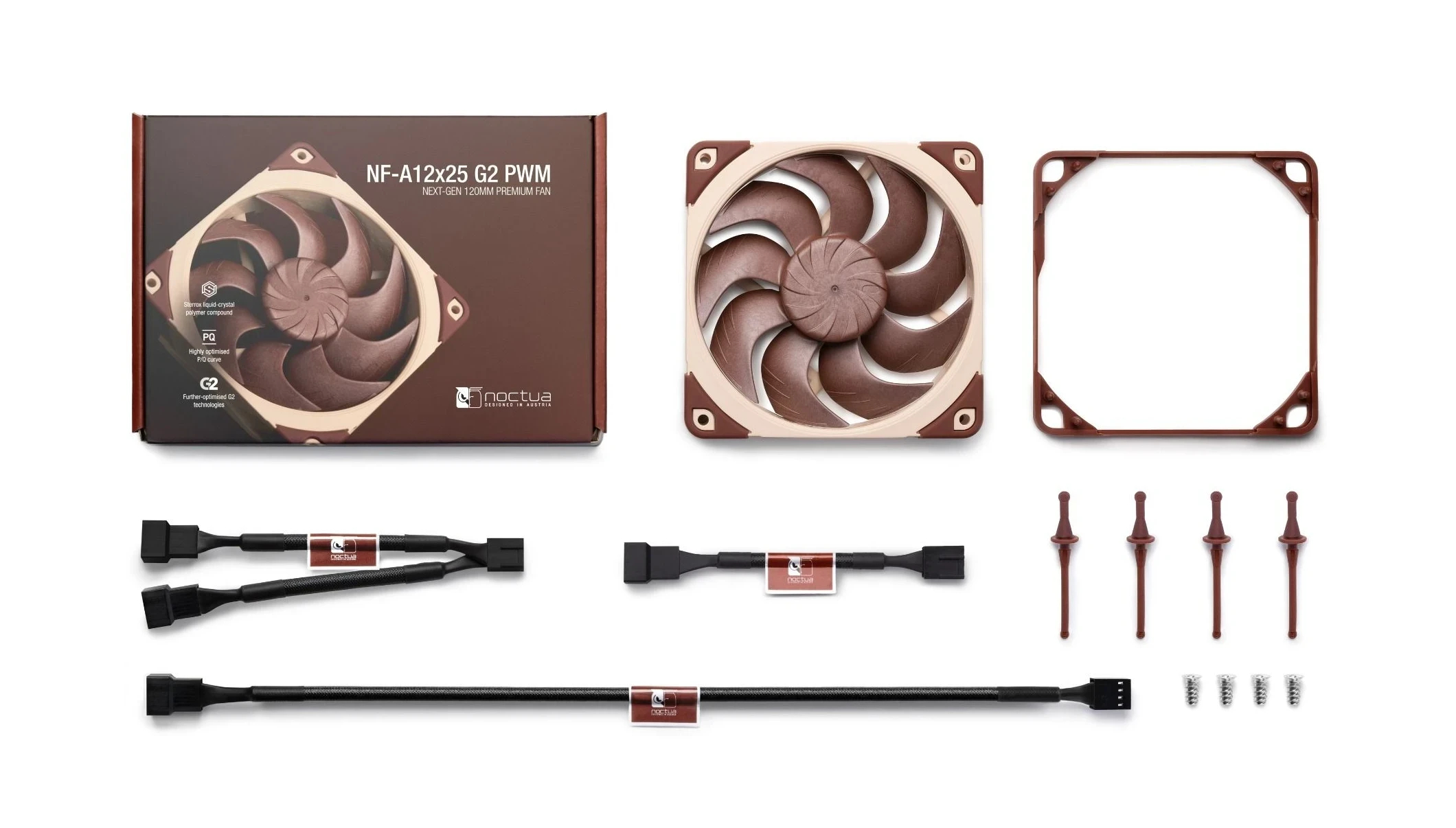 Noctua Вентилатор Fan 120mm NF-A12x25 G2 PWM