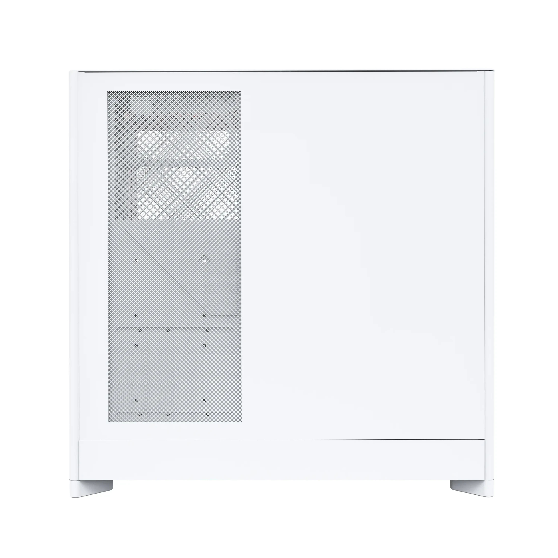 Montech кутия Case ATX - HS01 PRO (W) - 5 x 120 mm ARGB Fans, USB-C, White