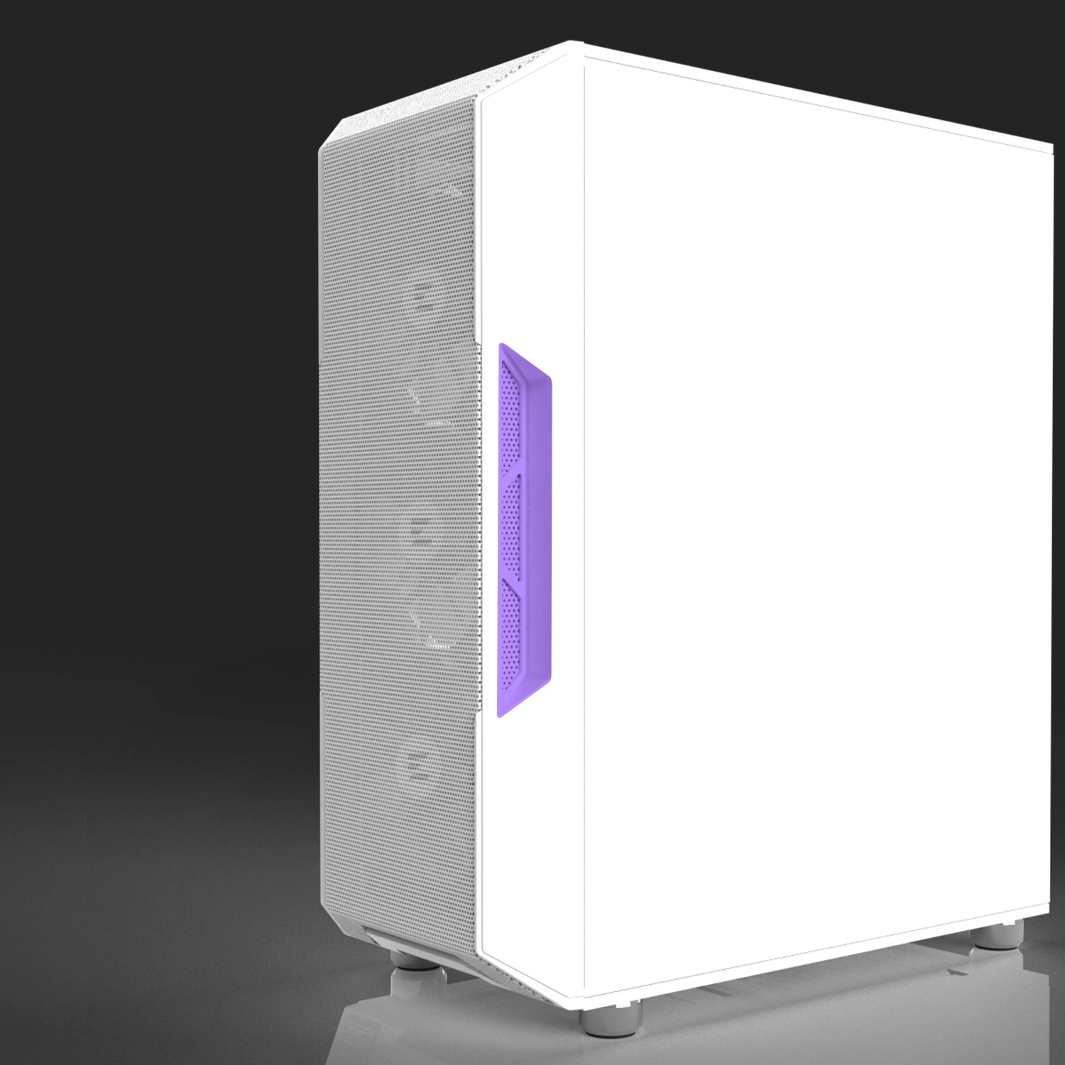 Zalman кутия Case ATX - i3 NEO ARGB White - Mesh, aRGB, Tempered Glass