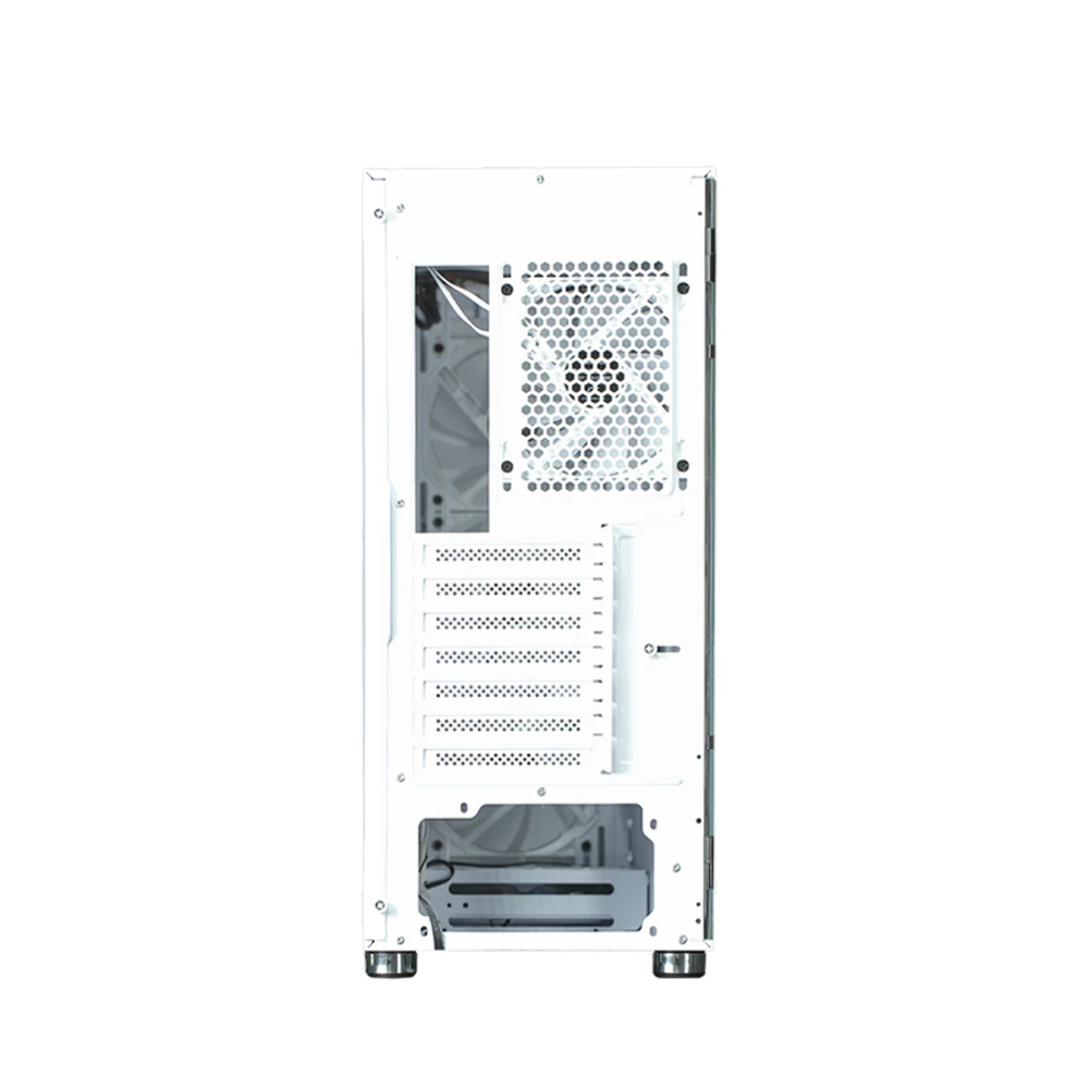 Zalman кутия Case ATX - i3 NEO ARGB White - Mesh, aRGB, Tempered Glass