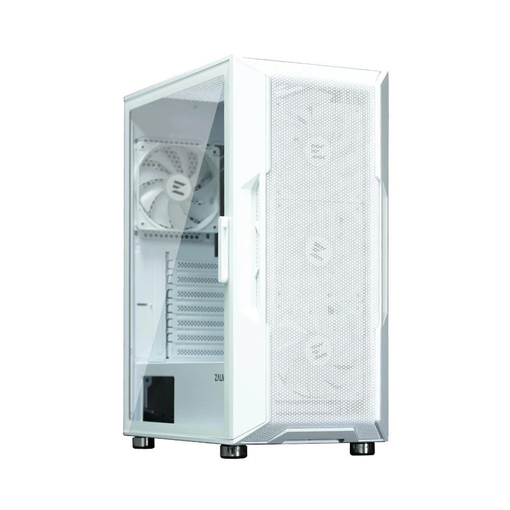 Zalman кутия Case ATX - i3 NEO ARGB White - Mesh, aRGB, Tempered Glass