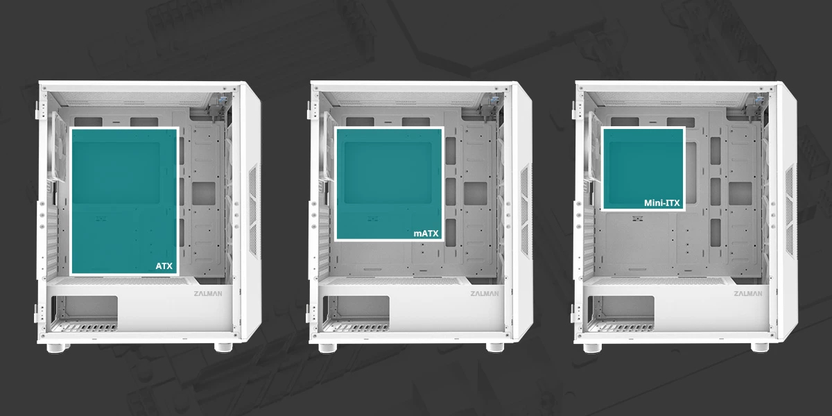 Zalman кутия Case ATX - i3 NEO ARGB White - Mesh, aRGB, Tempered Glass
