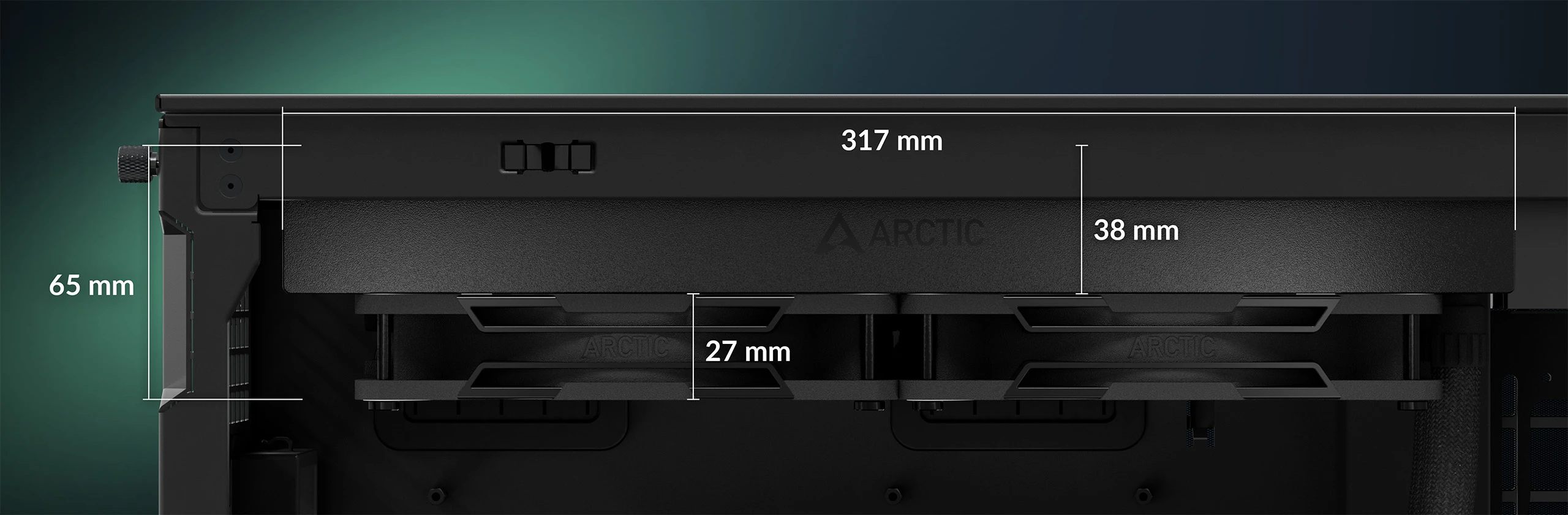 Arctic водно охлаждане Liquid Freezer III Pro 280 Black