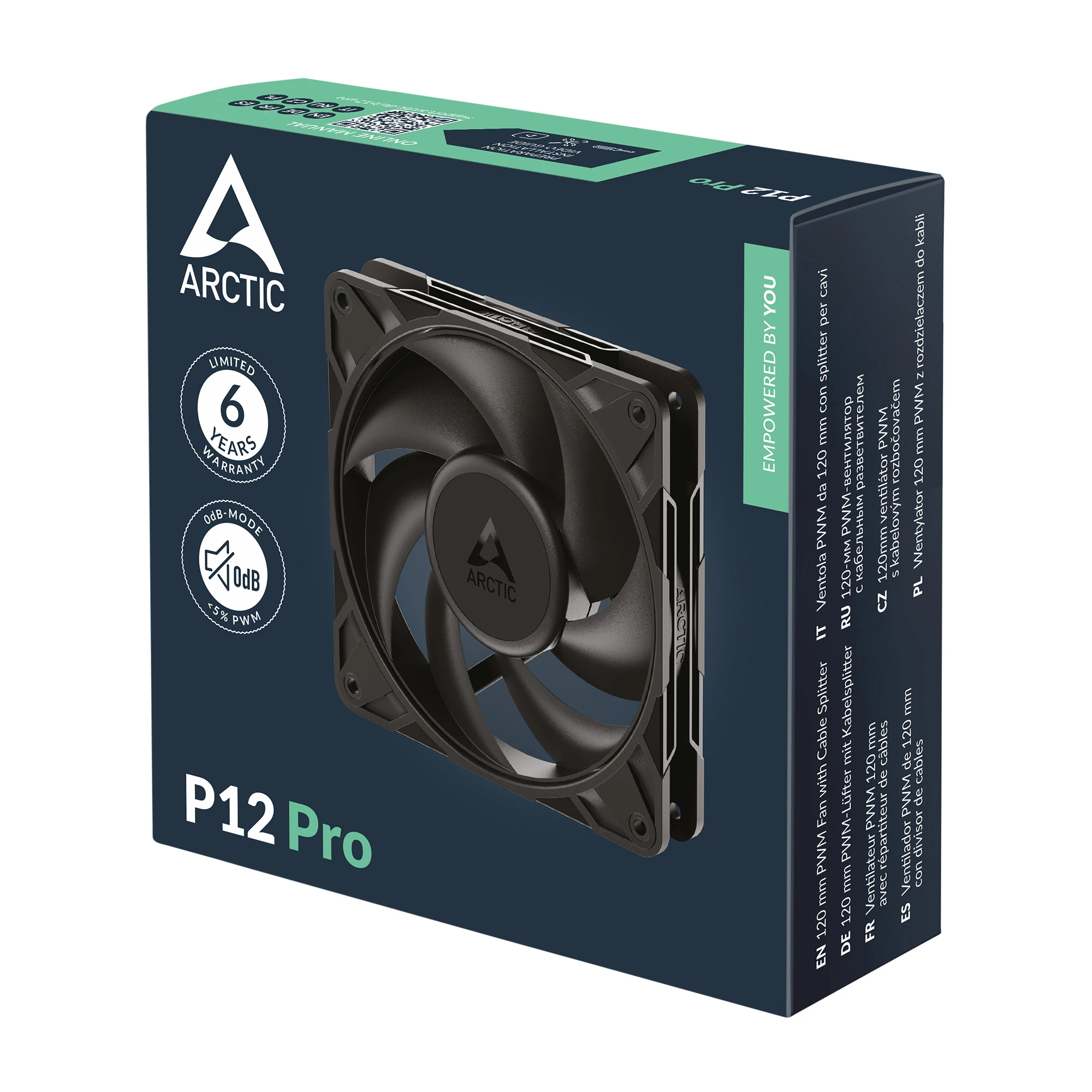 Arctic вентилатор Fan 120mm P12 Pro - 400-3000rpm
