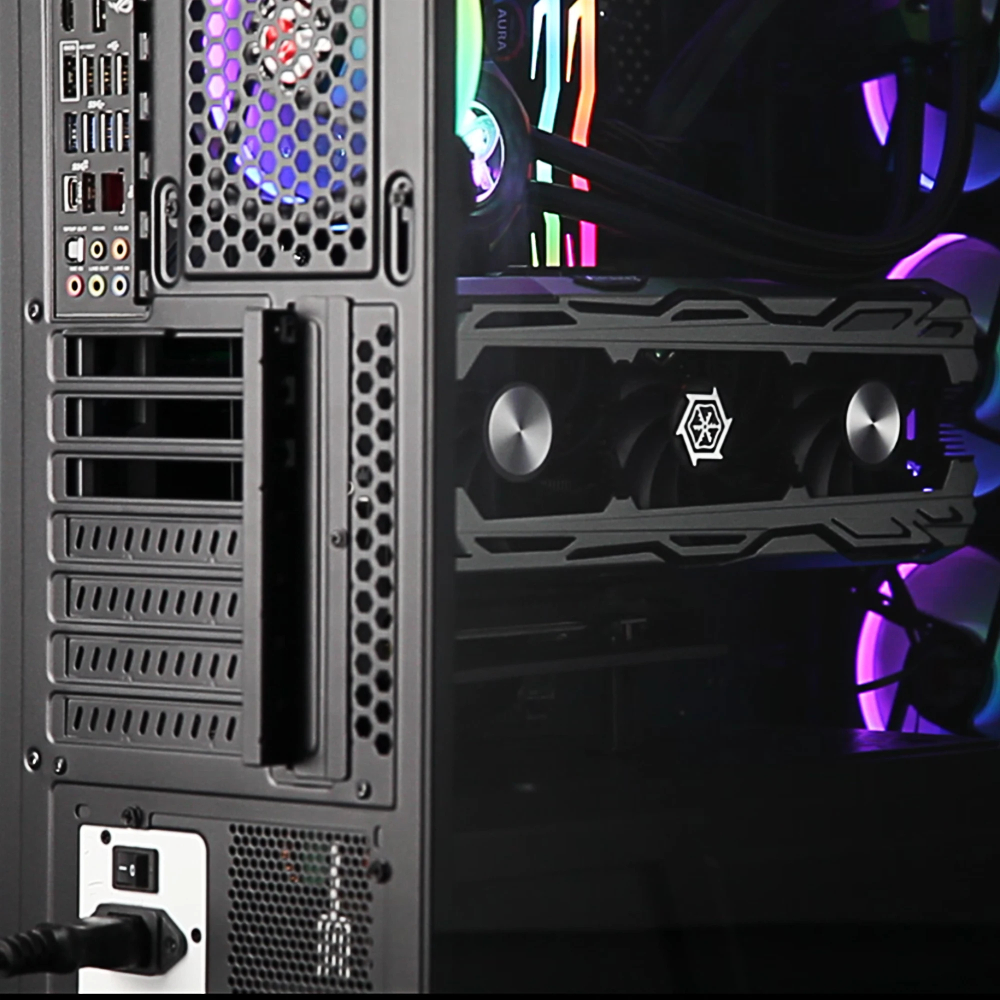 Raijintek кутия Case EATX - PONOS TG4 - 4 x 120mm ARGB Fans, Tempered Glass