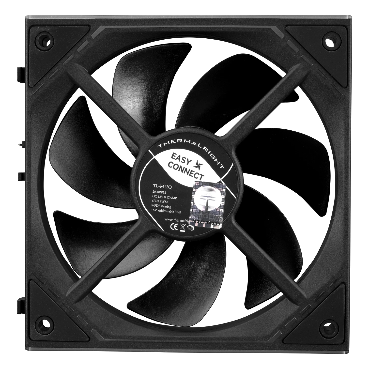 Thermalright Комплект вентилатори Fan Pack 3-in-1 3x120mm - TL-M12Q x 3 - Infinity Mirror, Daisy-Chain, A-RGB