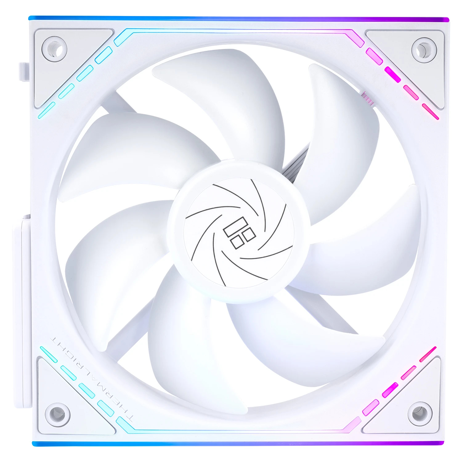 Thermalright Комплект вентилатори Fan Pack 3-in-1 3x120mm - TL-M12QW x 3 - White, Infinity Mirror, Daisy-Chain, A-RGB