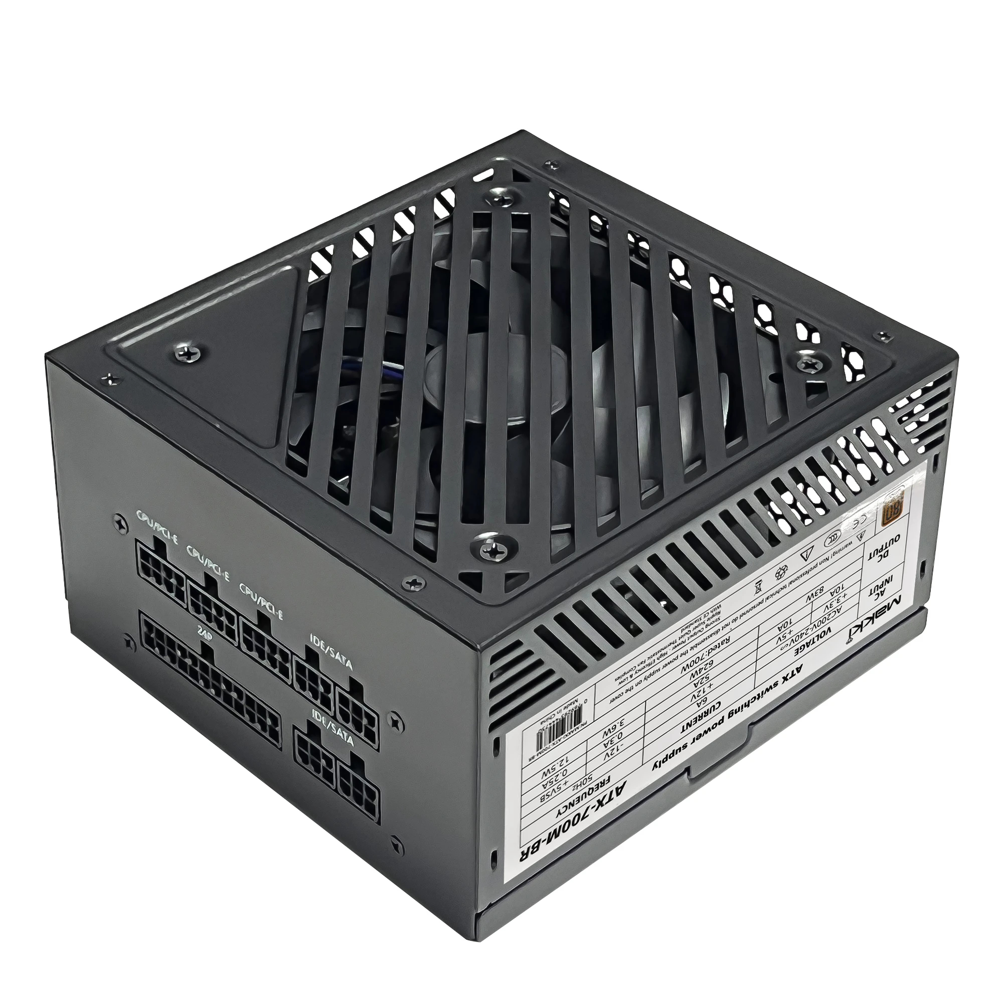 Makki захранване PSU 700W Bronze, Full Modular - MAKKI-ATX-700M-BR