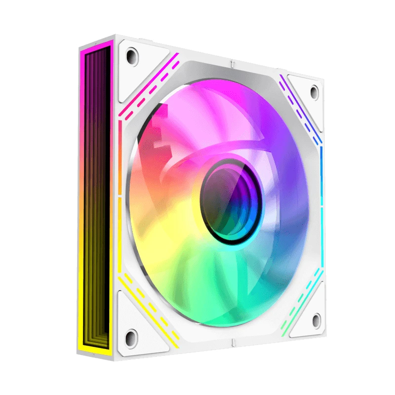 Gamemax Комплект вентилатори Fan Pack 3-in-1 3x120mm - FN12A-S3I White, Daisy-Chain, Addressable RGB
