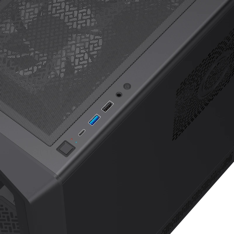 Gamemax кутия Case ATX - Vista COC AB - 5 x 120 mm A-RGB Fans, MB Plate COC Fan