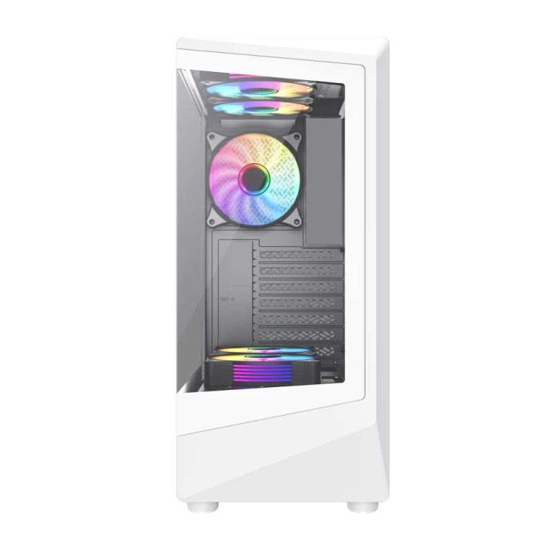 Gamemax кутия Case ATX - Vista COC AW - 5 x 120 mm A-RGB Fans, MB Plate COC Fan