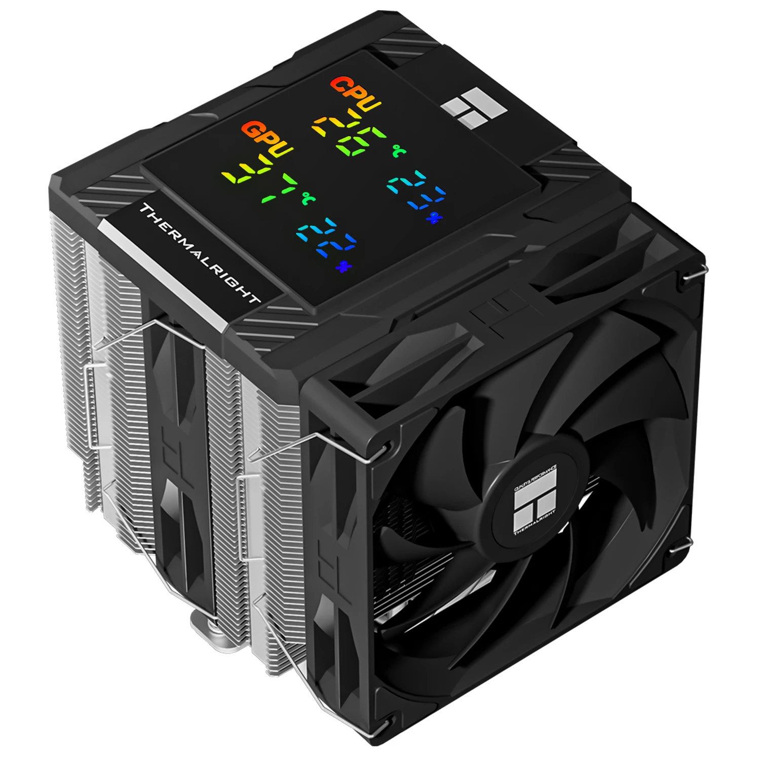 Thermalright охладител CPU Cooler Peerless Assassin 120 Digital Black - Dual-Tower - LGA1851/AM5