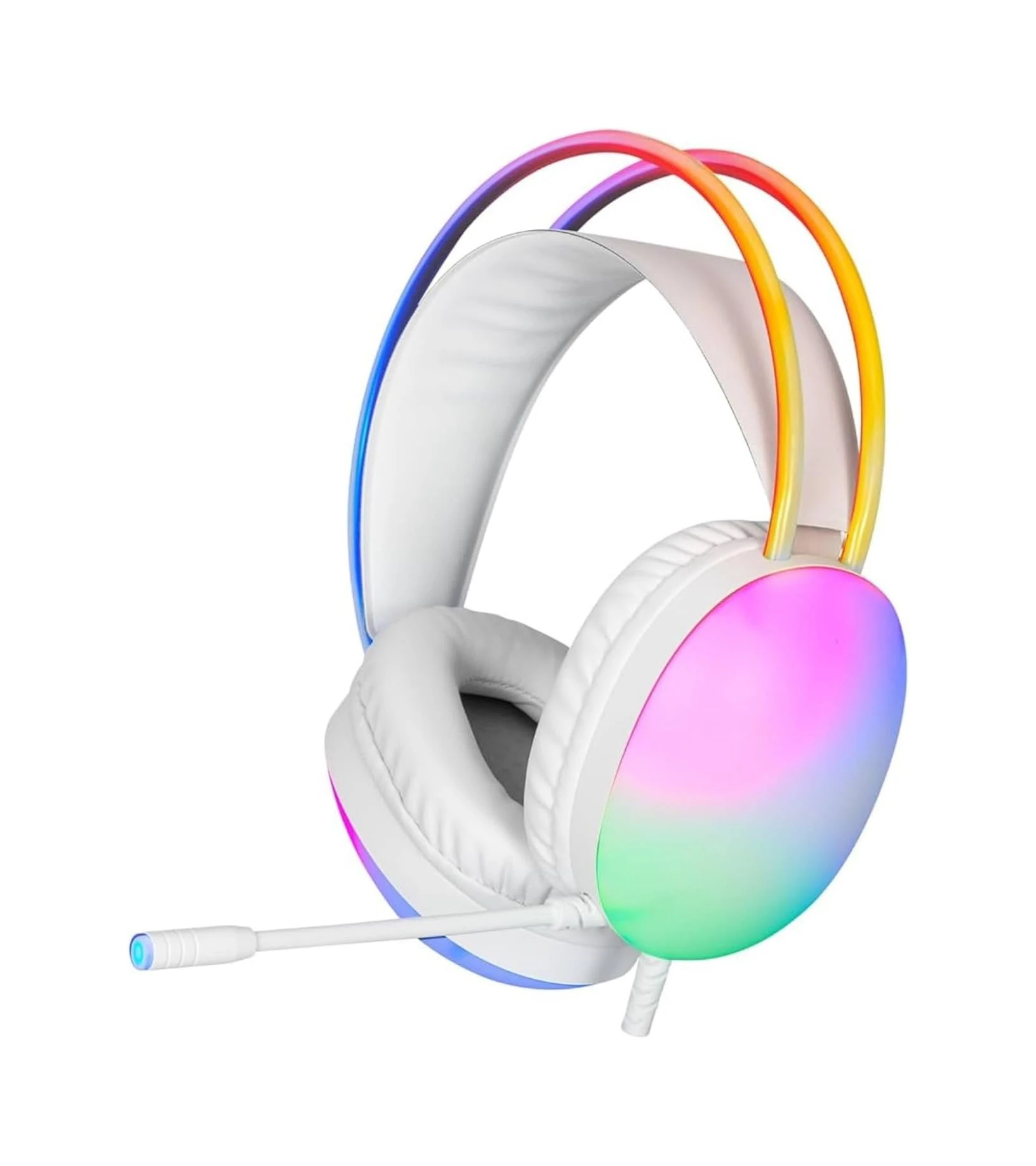 Xtrike ME геймърски слушалки Gaming Headphones GH-511 - 50mm, RGB, White