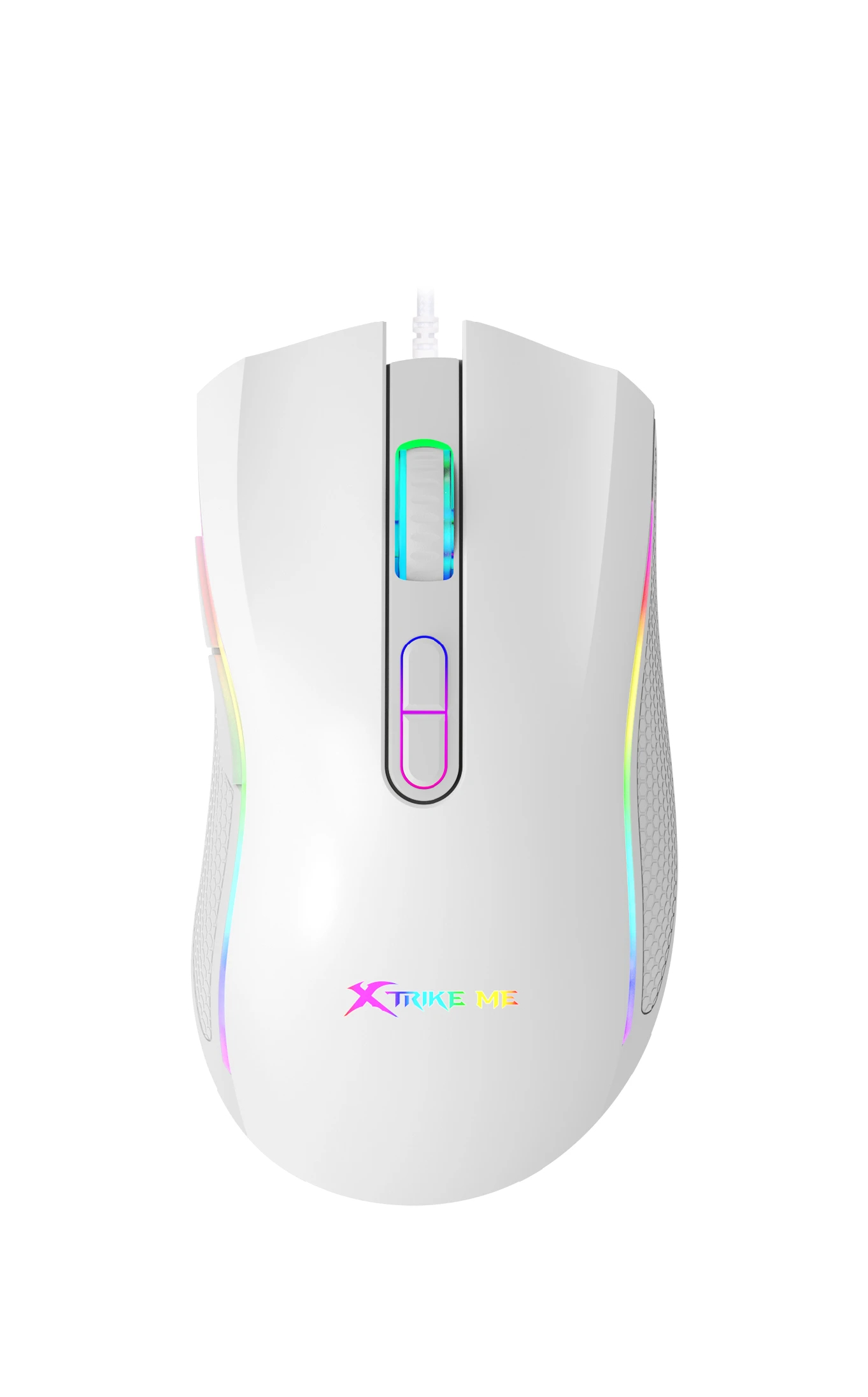 Xtrike ME Геймърска мишка Gaming Mouse GM-314 White - 7200dpi, RGB