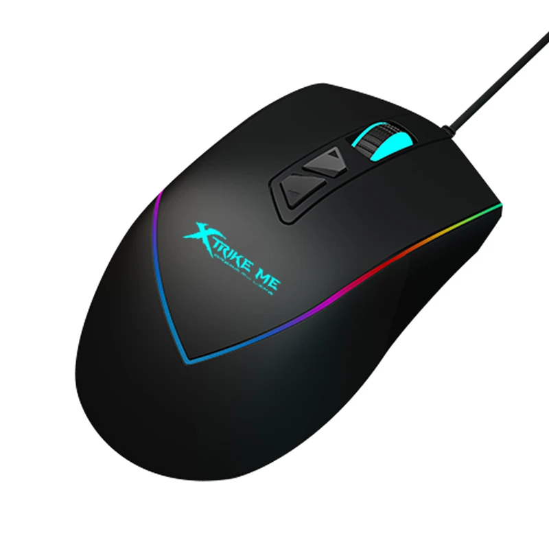 Xtrike ME Геймърска мишка Gaming Mouse GM-320 Black -12800dpi, RGB