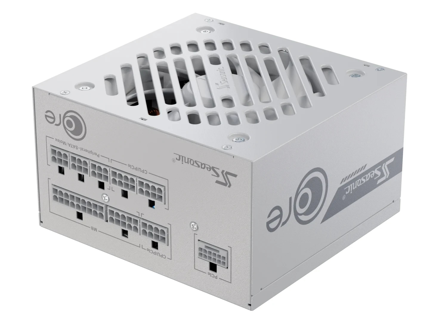 Seasonic захранване PSU ATX 3.1 850W Gold, Full Modular, PCIe 5.1 - CORE GX-850 V2 White - SRP-CGX851-A5A32SF-WH