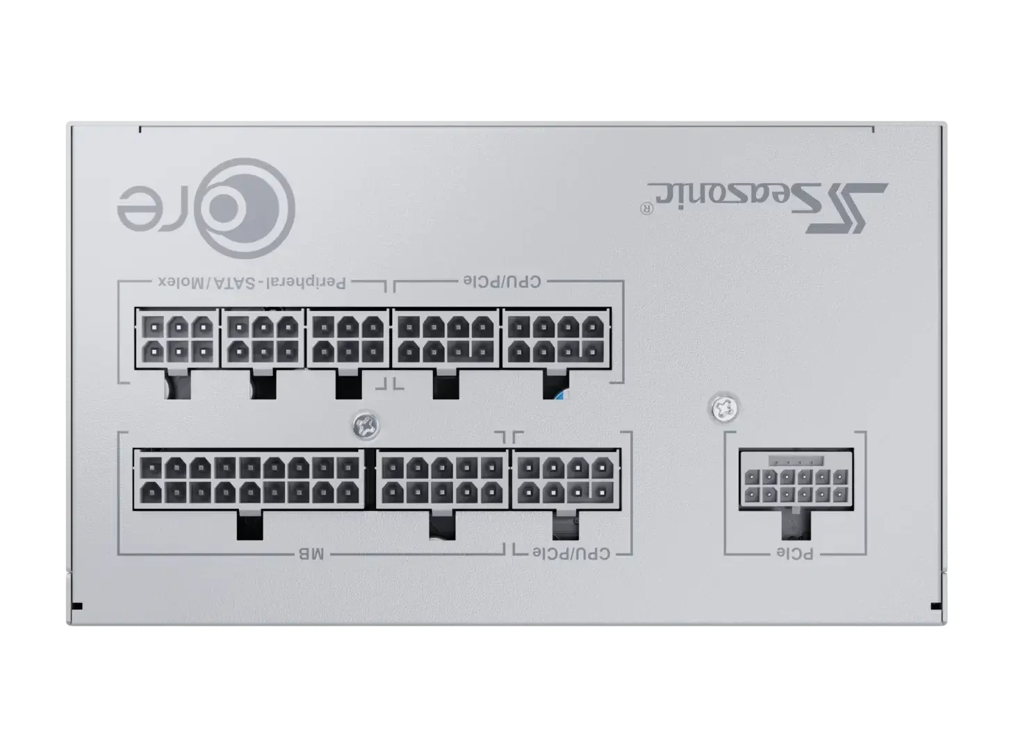 Seasonic захранване PSU ATX 3.1 850W Gold, Full Modular, PCIe 5.1 - CORE GX-850 V2 White - SRP-CGX851-A5A32SF-WH